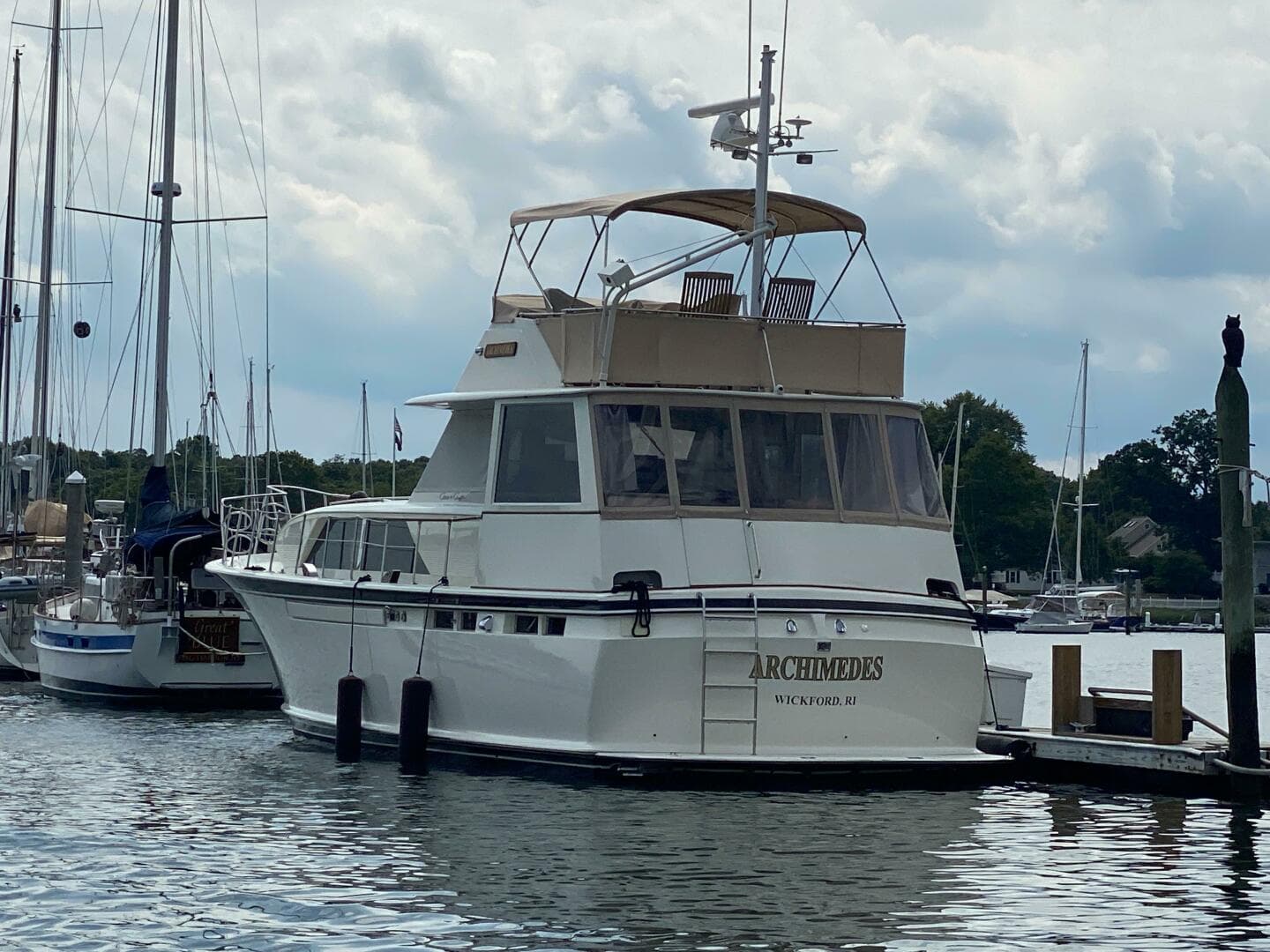 1973 Chris-Craft 47 Commander Flush Deck — photo 168