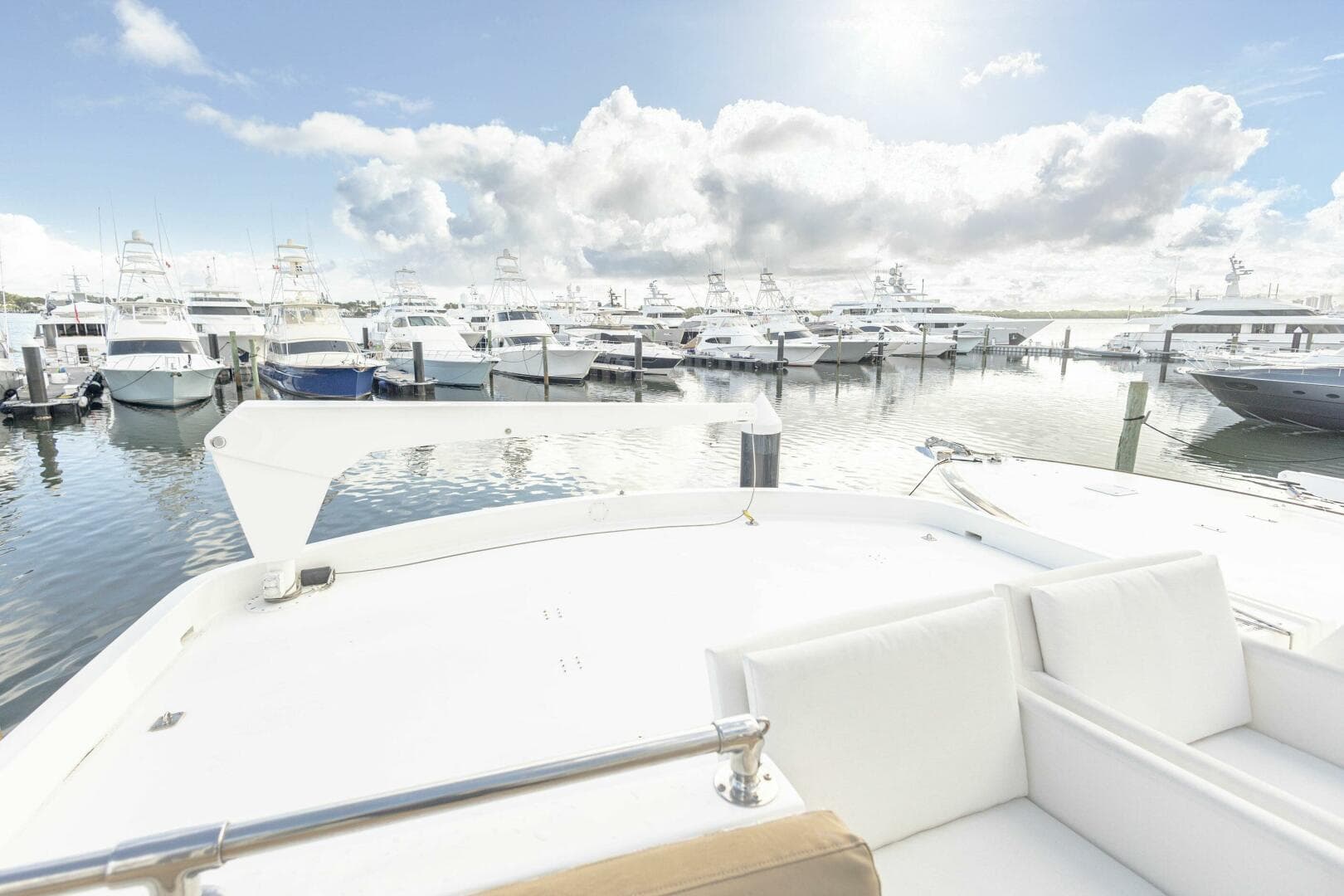 1989 Hatteras Cockpit — photo 37