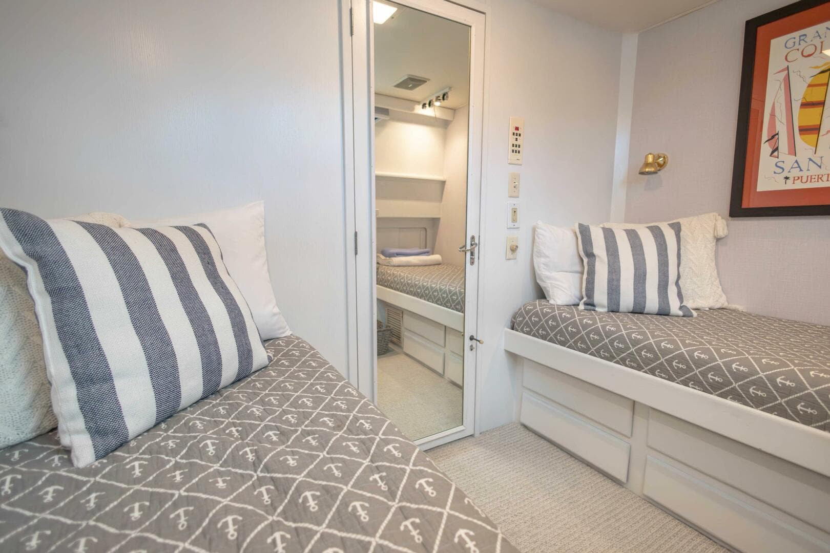 1989 Hatteras Cockpit — photo 29