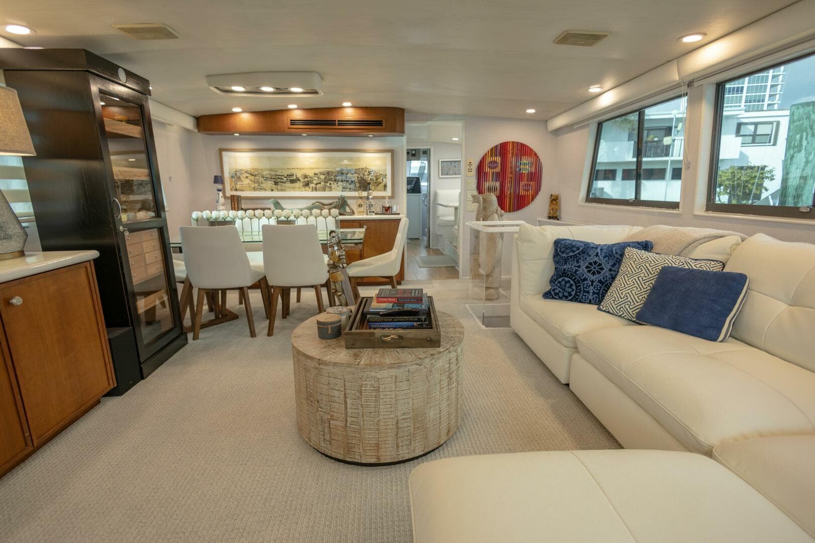 1989 Hatteras Cockpit — photo 7