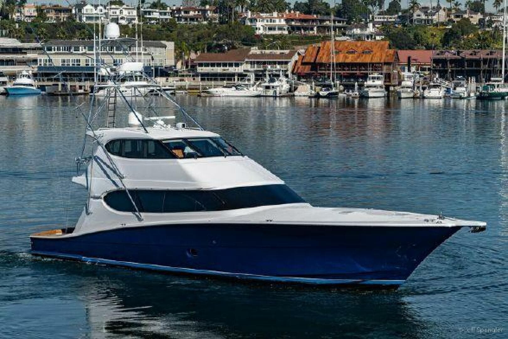 2008 Hatteras 77 Enclosed Bridge — photo 1