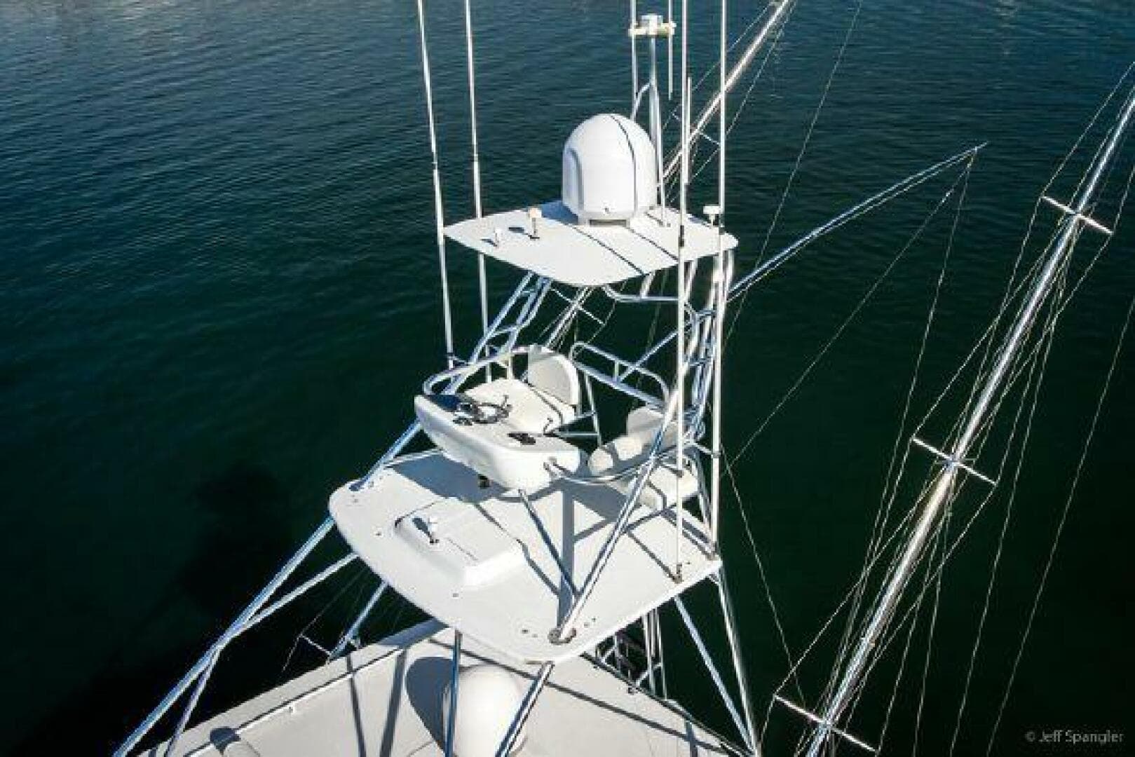 2008 Hatteras 77 Enclosed Bridge — photo 31