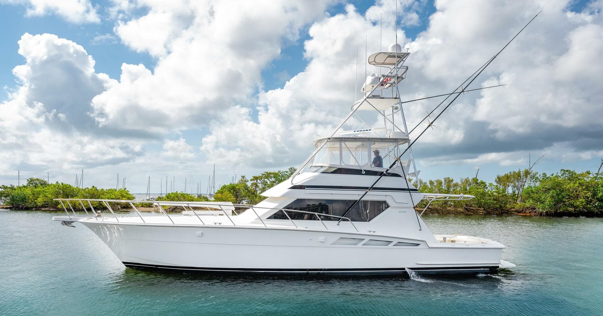 1992 Hatteras 50 Convertible — photo 1