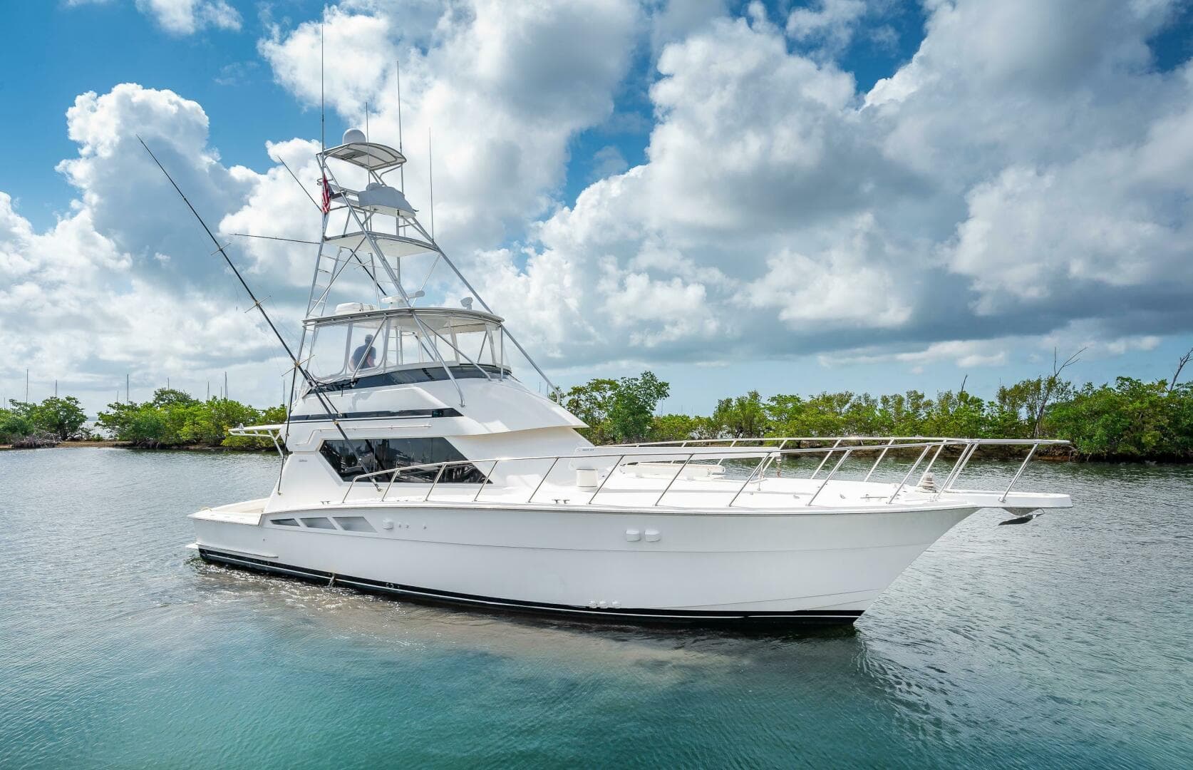 1992 Hatteras 50 Convertible — photo 2