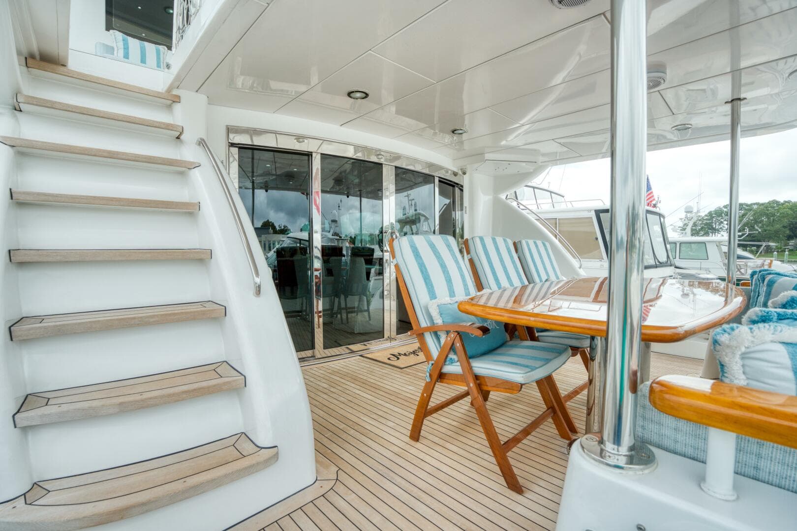 2007 Hatteras Enclosed Bridge — photo 3