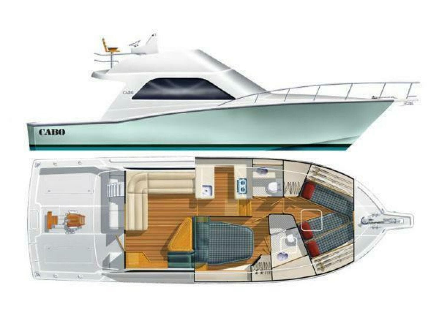 2008 Cabo 43 Convertible — photo 72