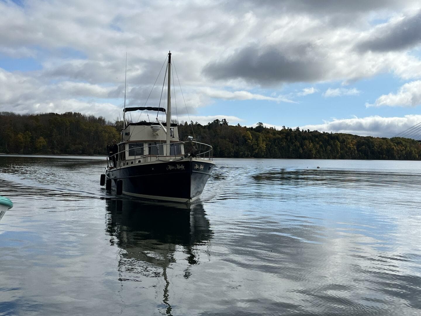 1976 Bass Harbor Boat Co Flybridge Cruiser — photo 1