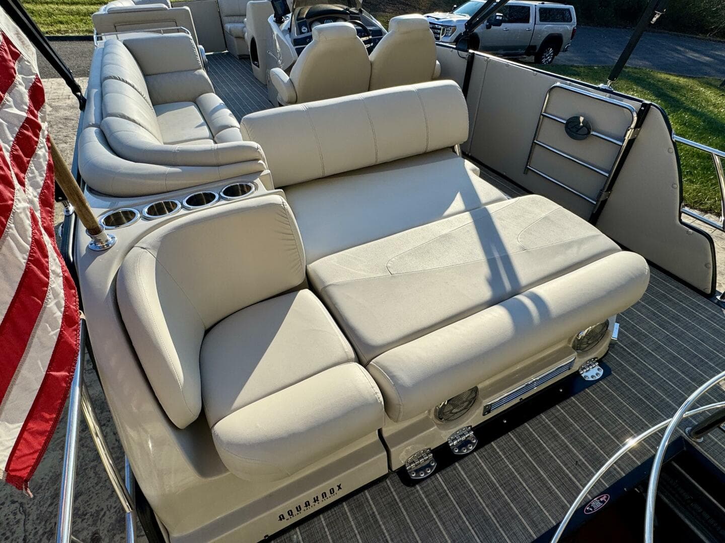 2016 Harris Grand Mariner 250 Slec Tritoon — photo 56