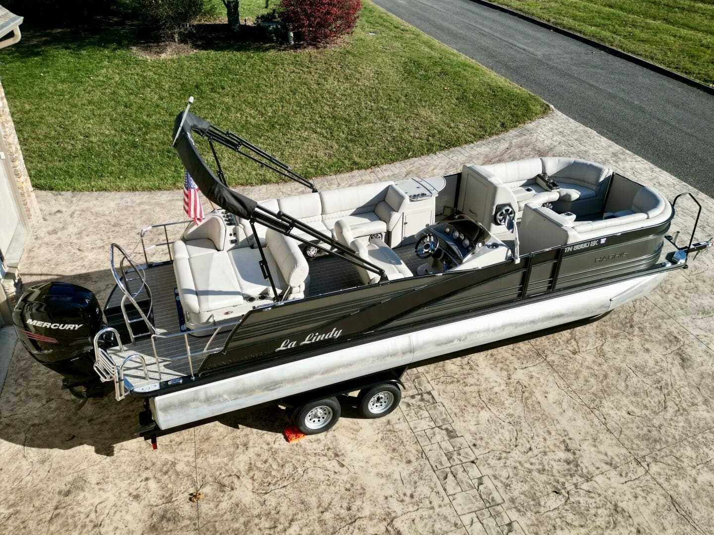2016 Harris Grand Mariner 250 Slec Tritoon
