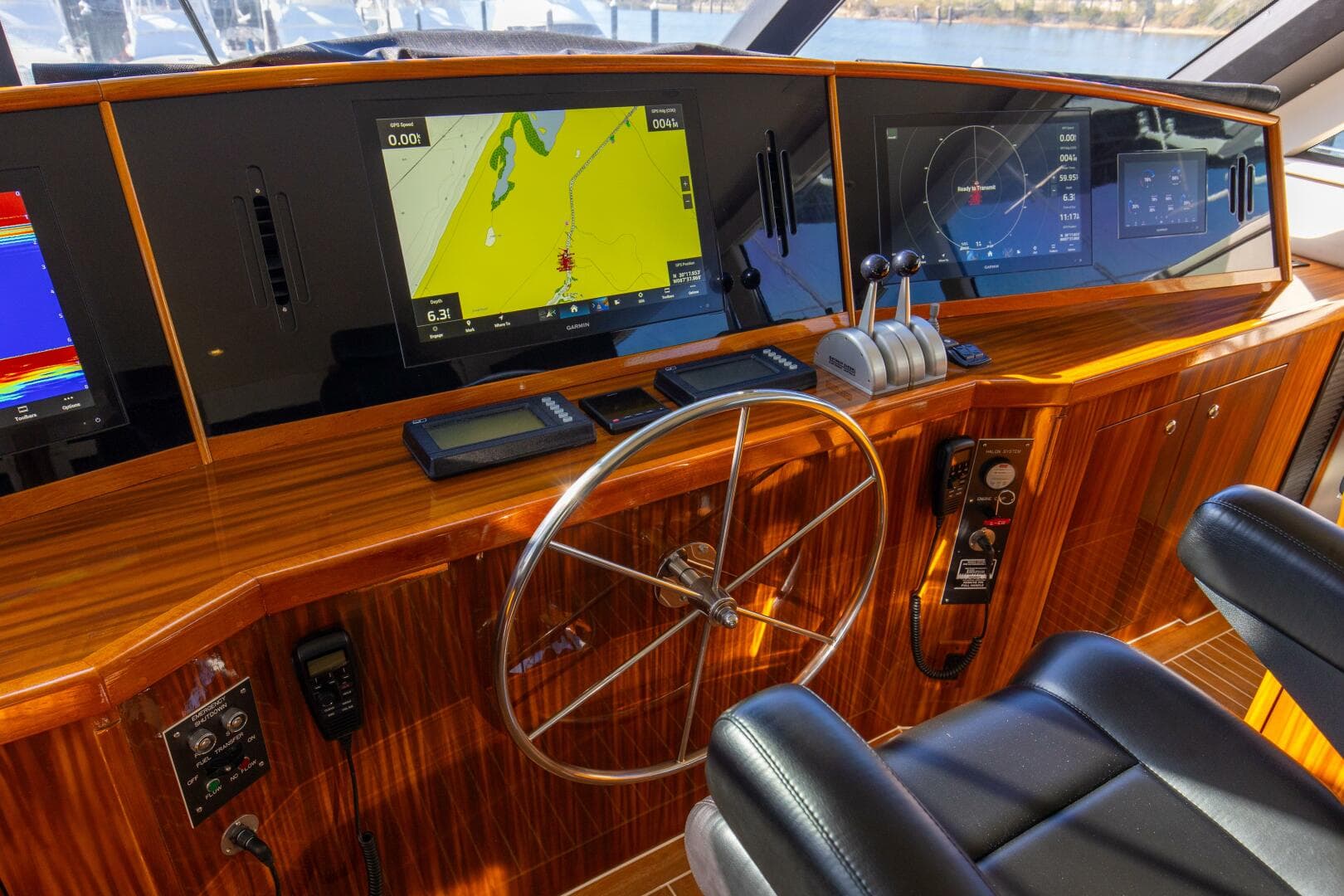 2001 Viking 65 Enclosed Bridge — photo 28