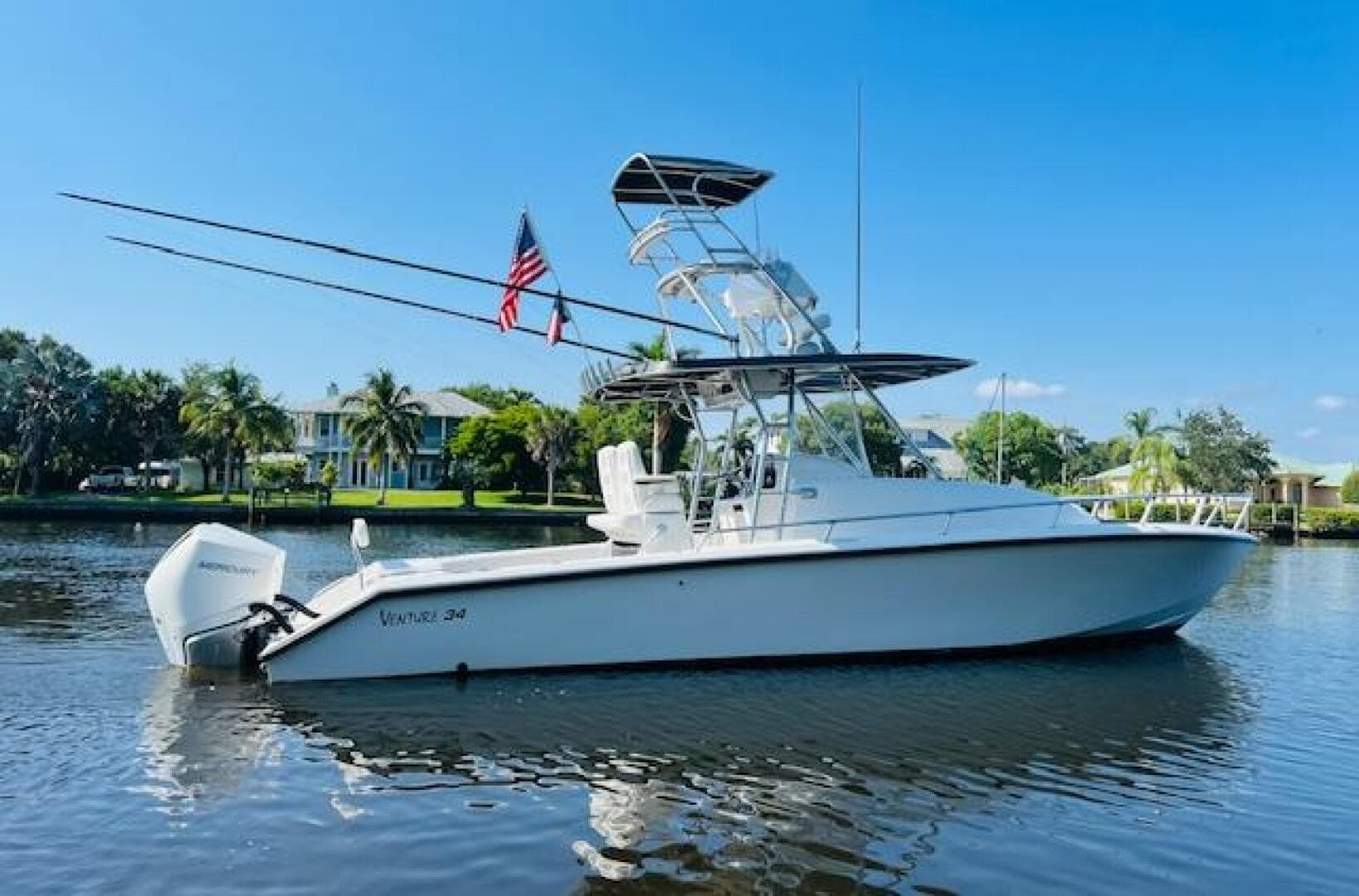 1999 Venture 34 Walkaround With Tower — photo 11