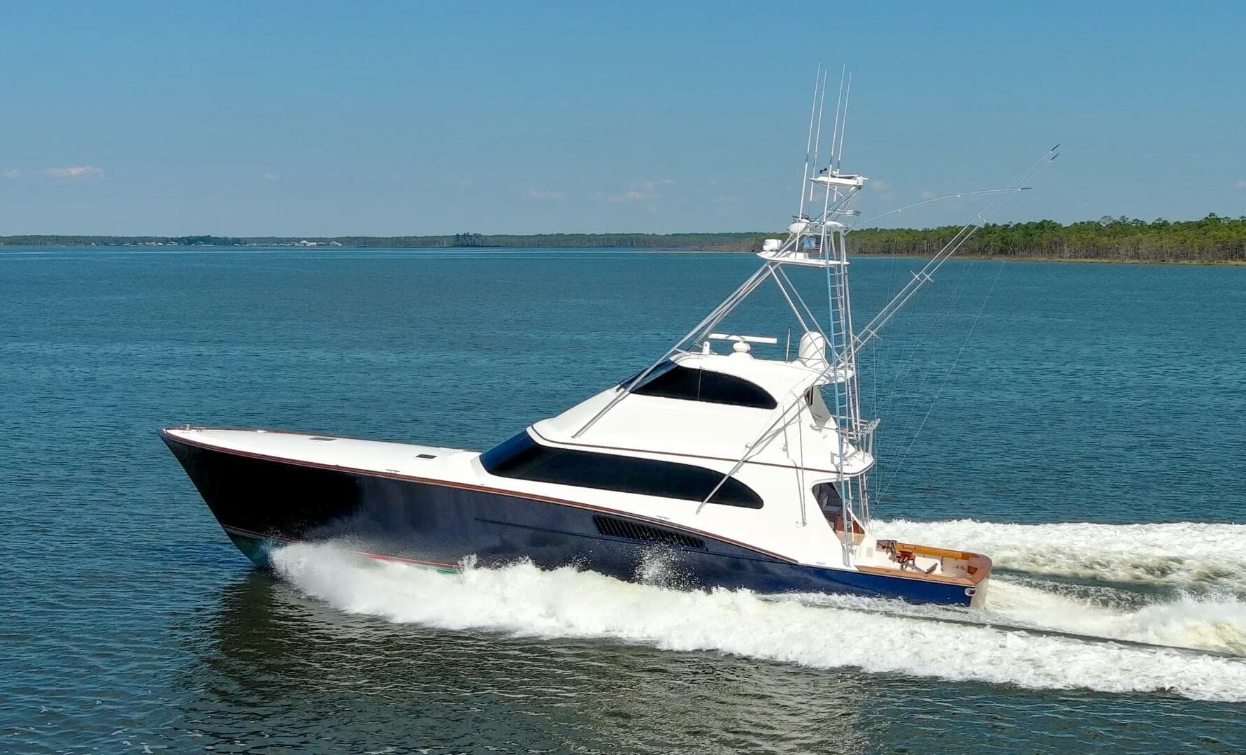 2005 Whiticar 76 Enclosed Bridge — photo 74