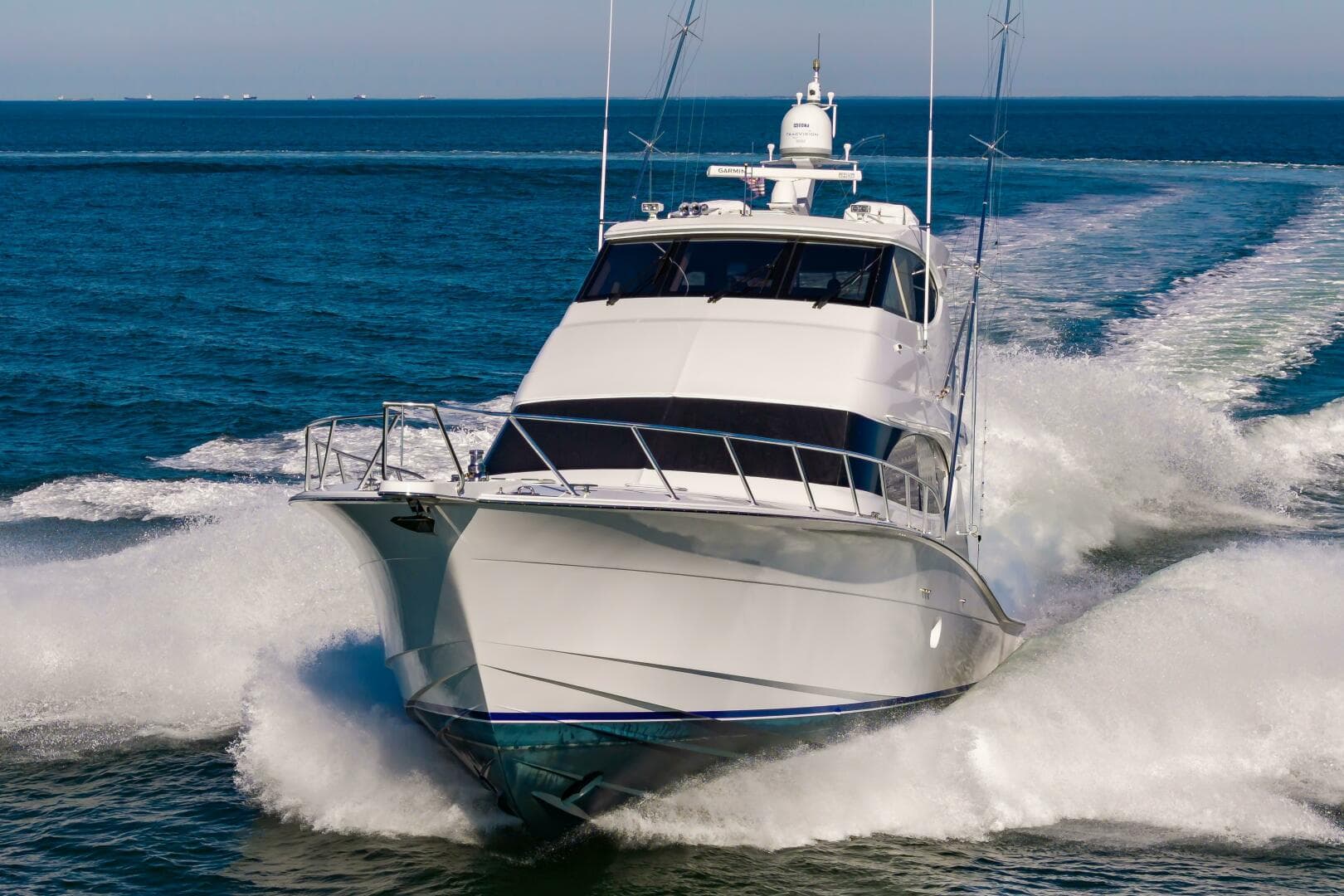 2008 Hatteras 64 Enclosed Bridge — photo 85