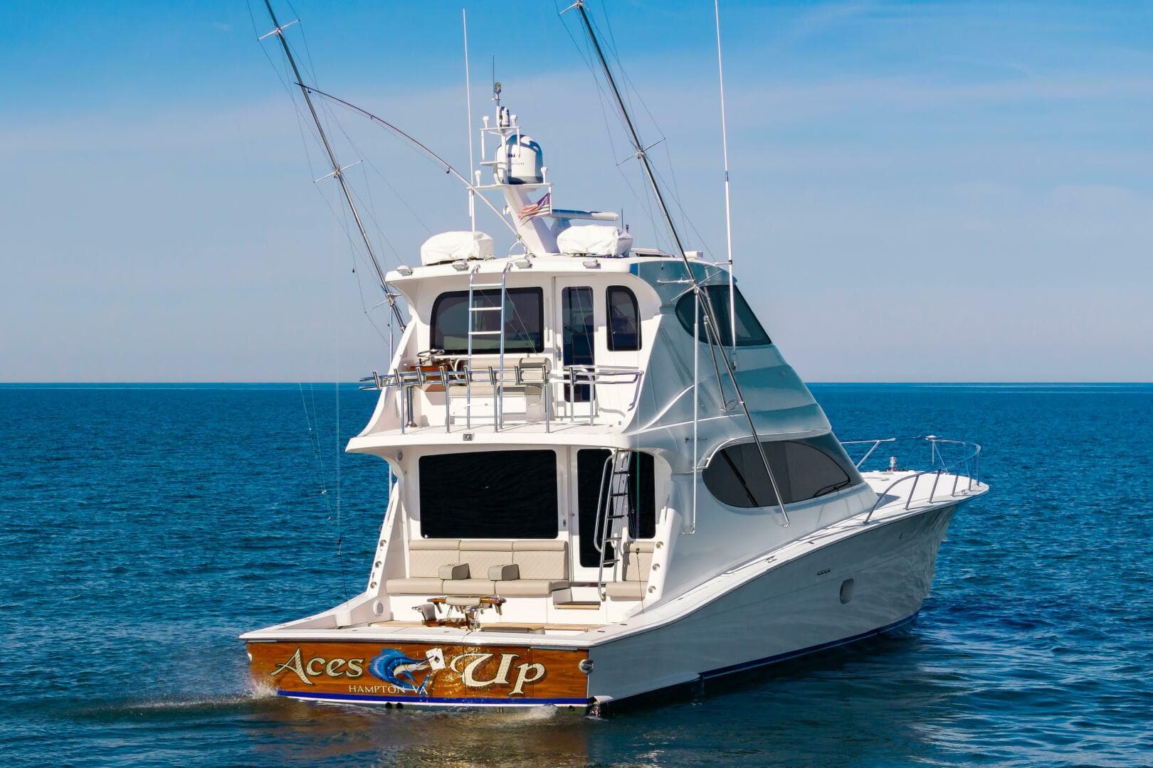 2008 Hatteras 64 Enclosed Bridge — photo 14