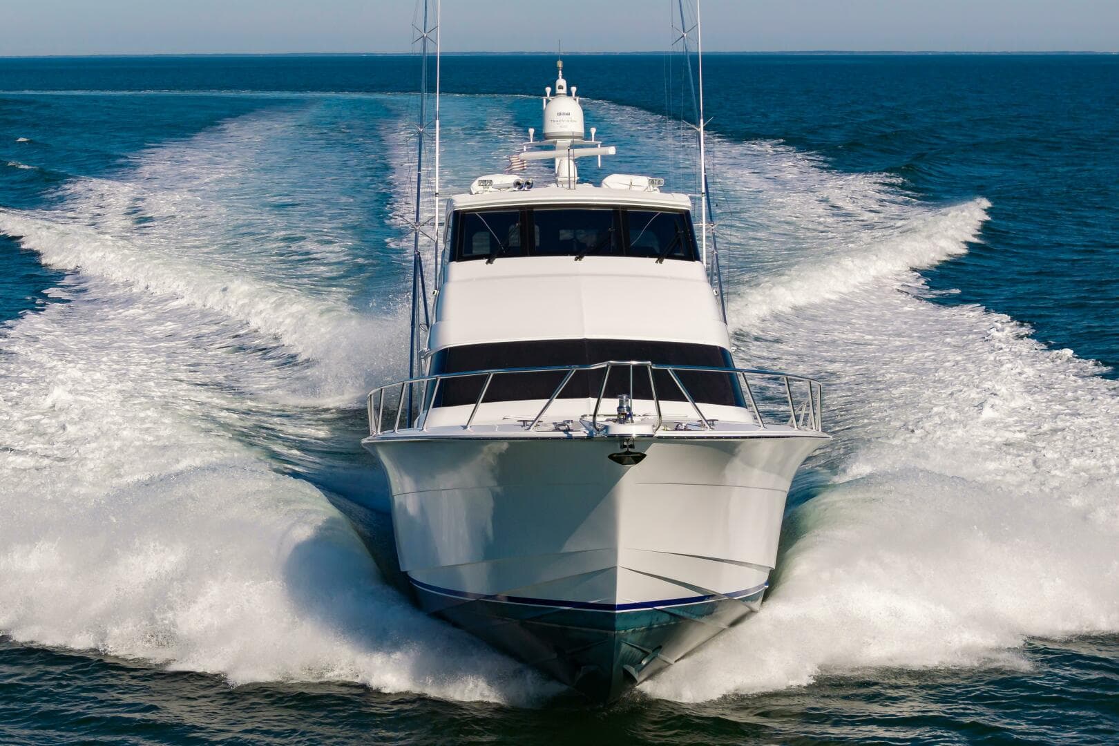 2008 Hatteras 64 Enclosed Bridge — photo 77