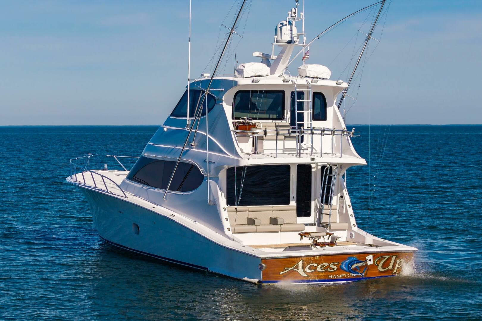 2008 Hatteras 64 Enclosed Bridge — photo 82