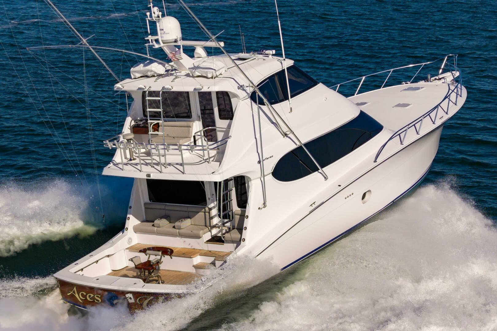 2008 Hatteras 64 Enclosed Bridge — photo 1