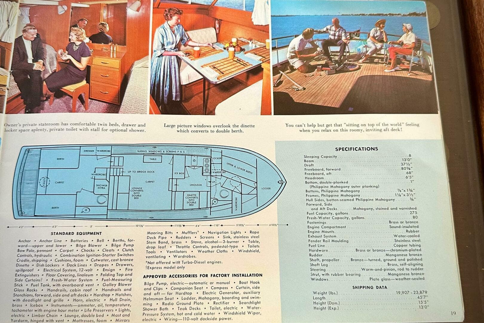 1960 Chris-Craft 45 Constellation — photo 42