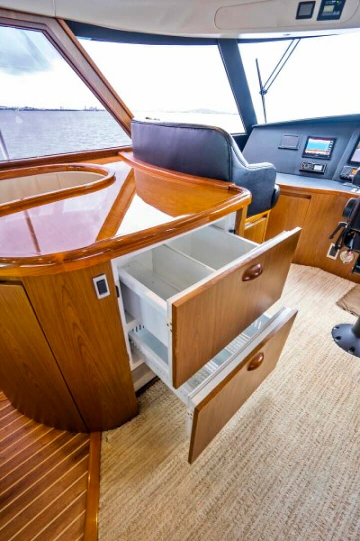2011 Viking 70 Enclosed Bridge — photo 12