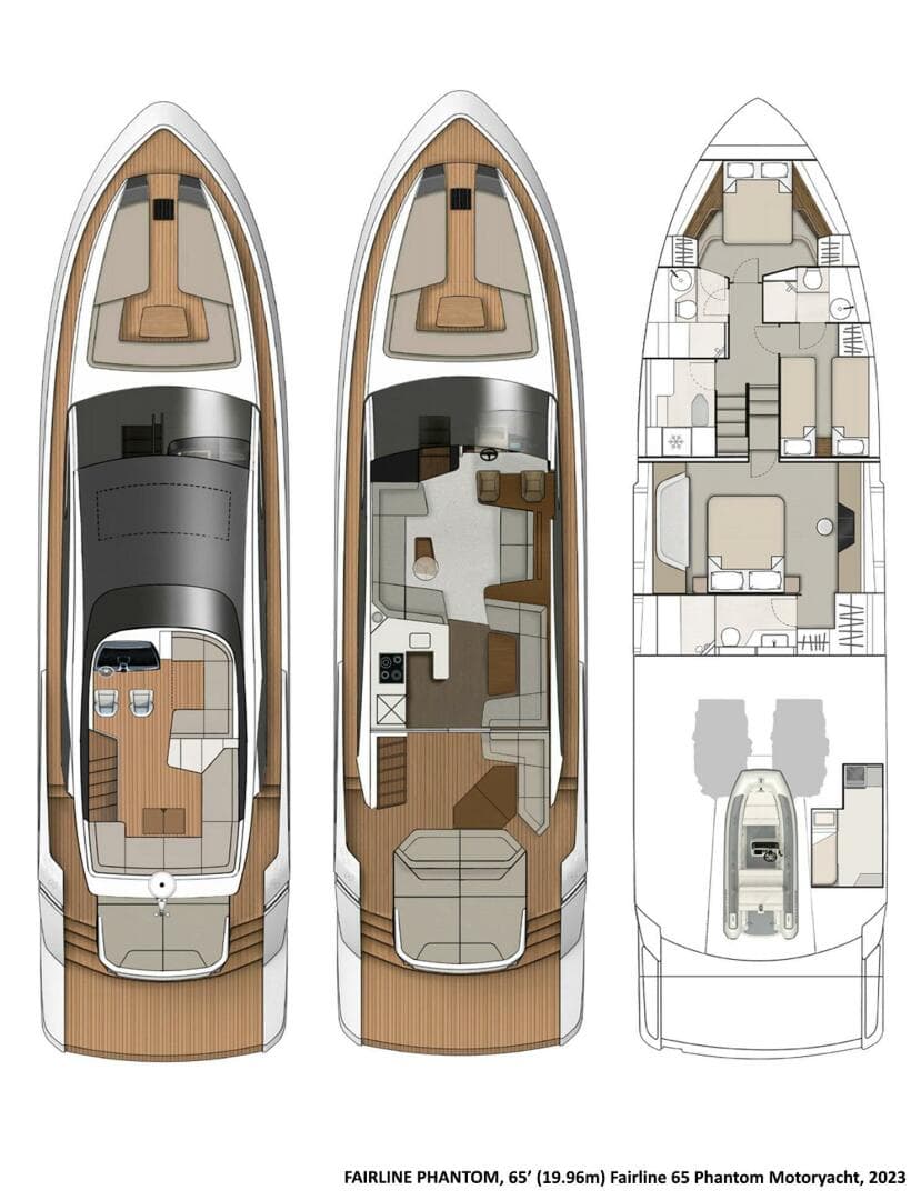 2023 Fairline Phantom 65 — photo 32