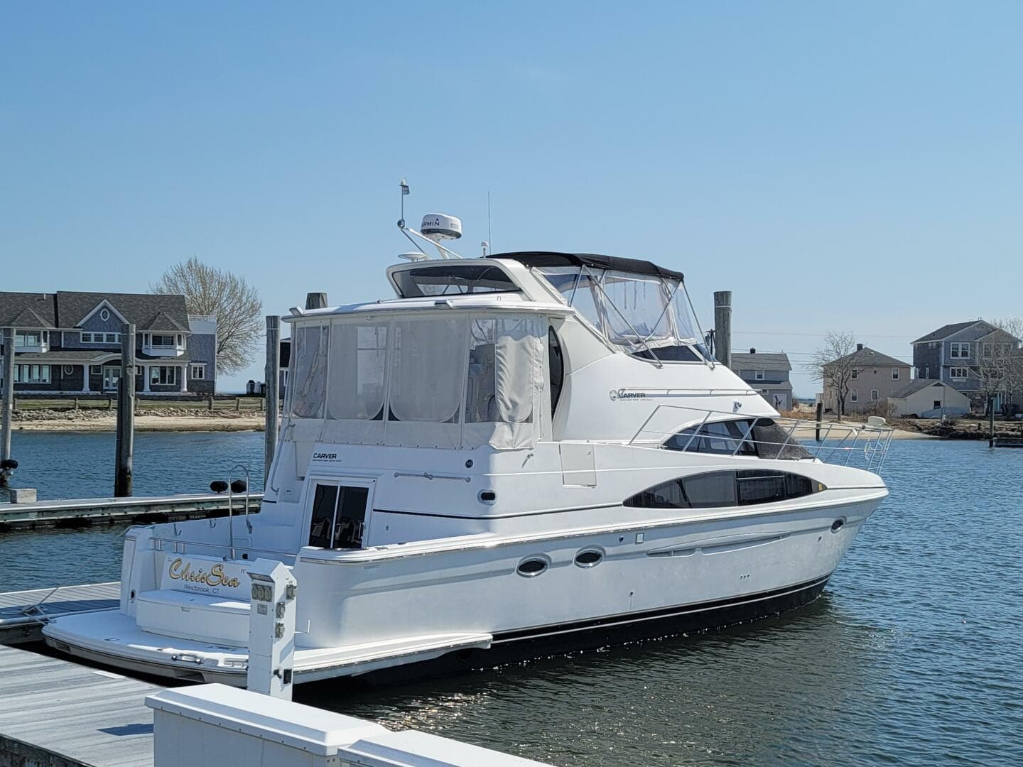 2002 Carver 444 Cockpit — photo 2