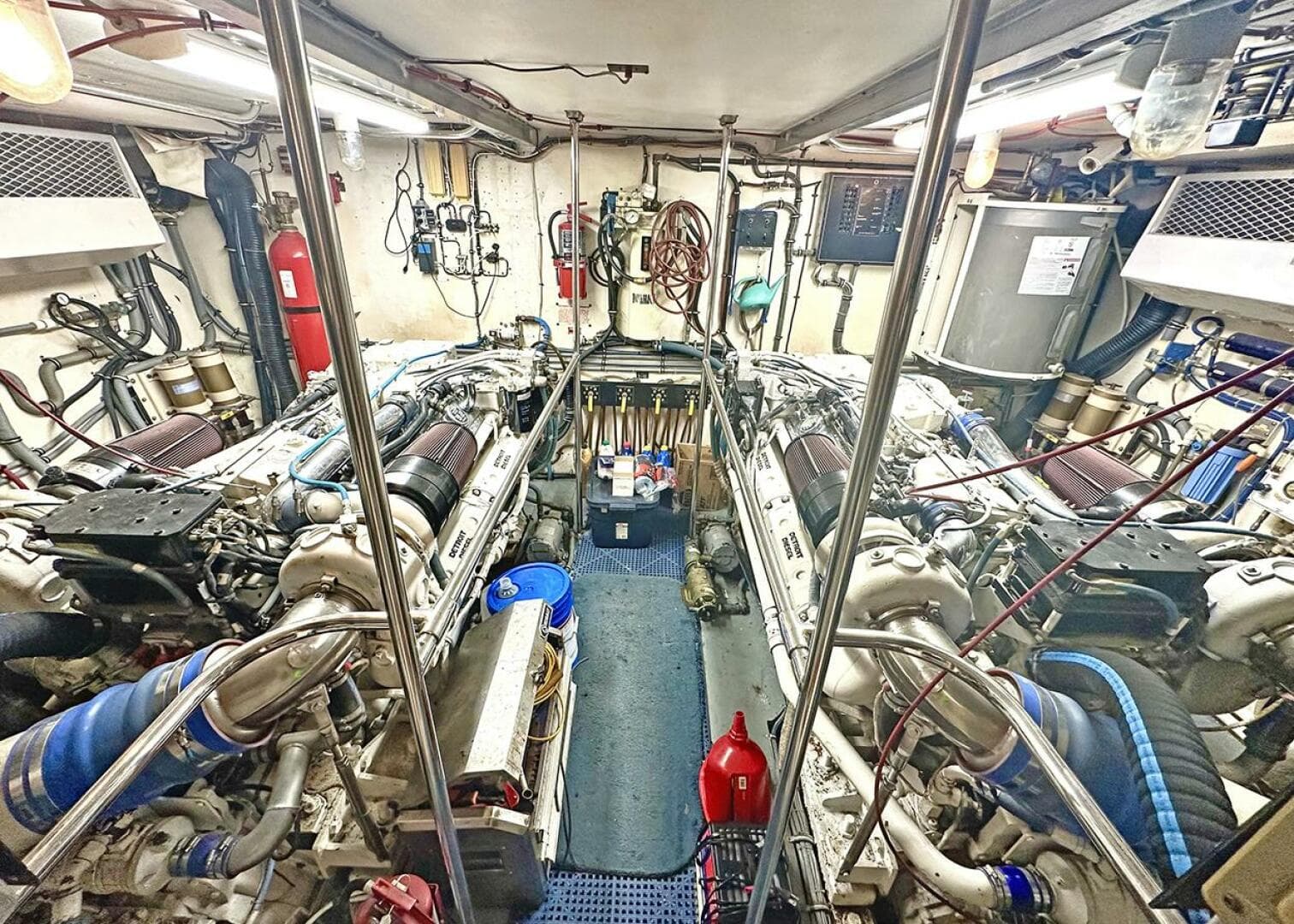 1994 Hatteras Cockpit — photo 12