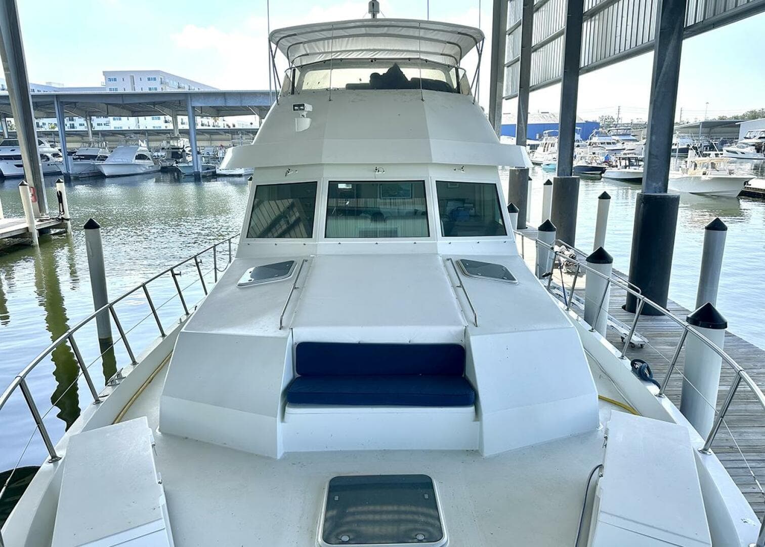 1994 Hatteras Cockpit — photo 16