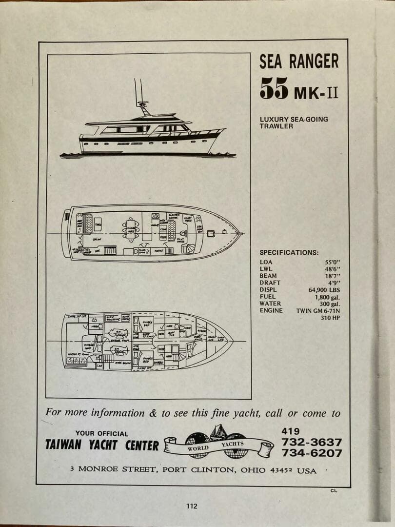 1983 Sea Ranger MKII Pilothouse Flybridge Trawler — photo 11