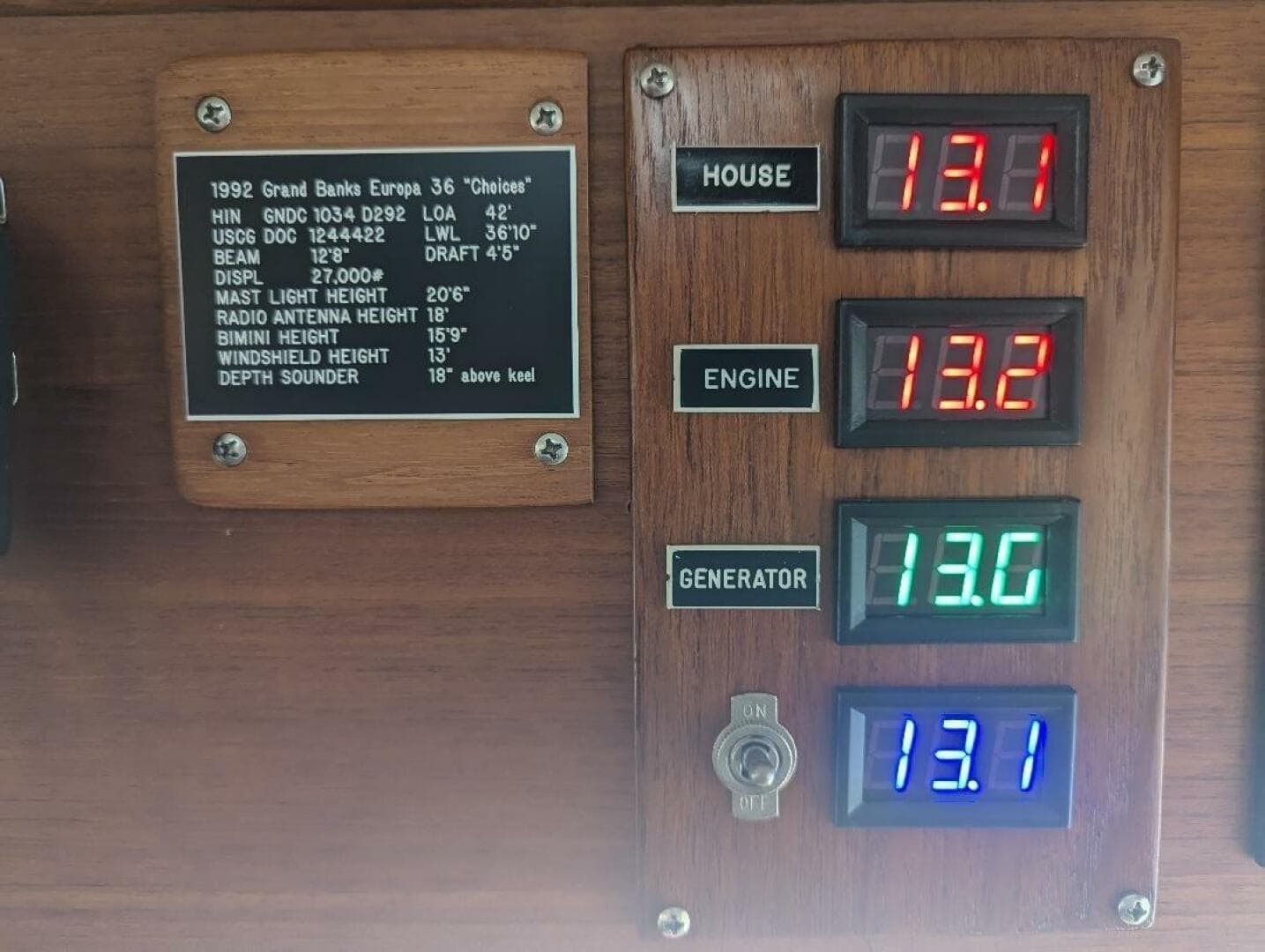 1992 Grand Banks Europa — photo 87