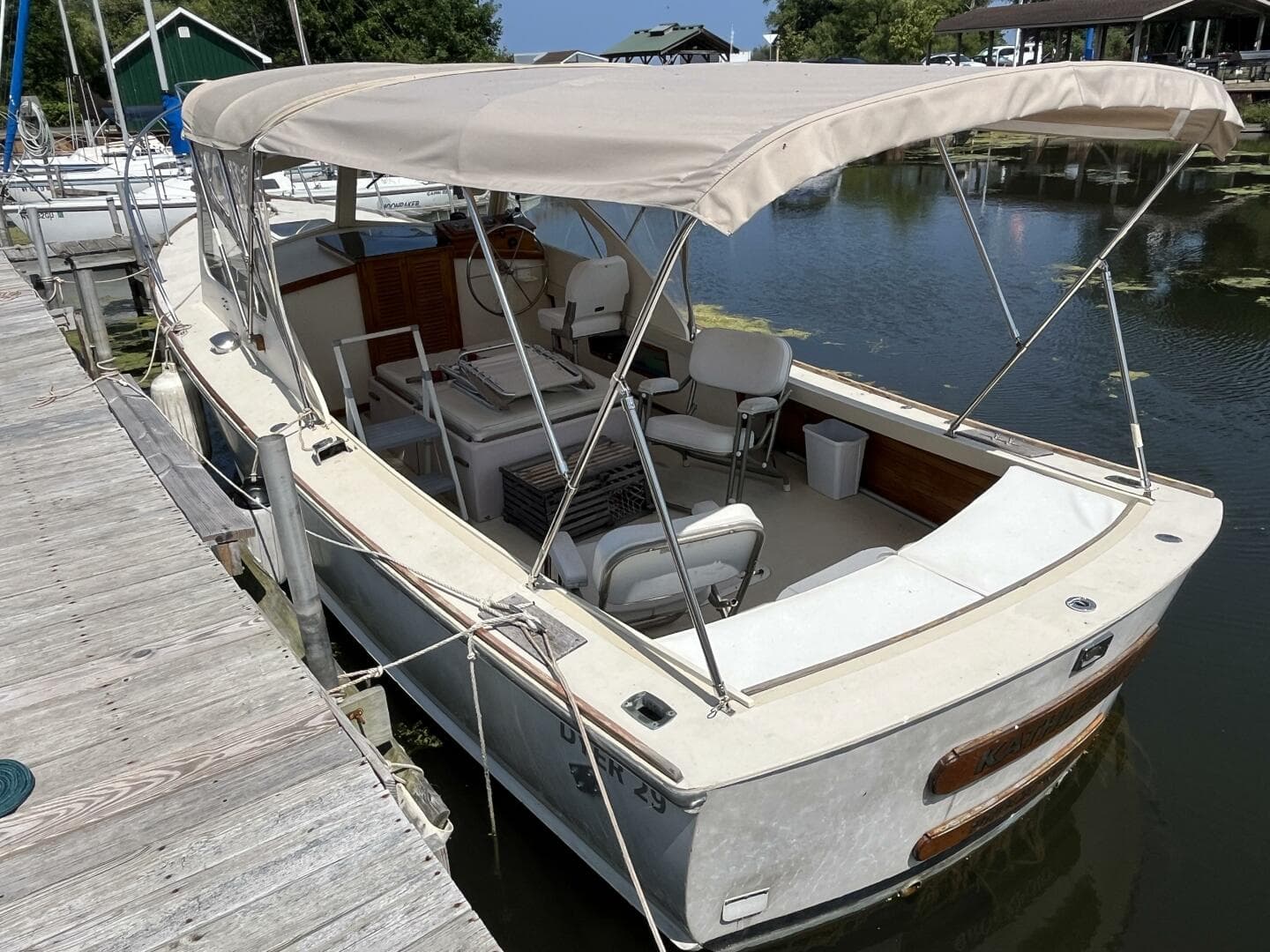 1981 Dyer 29 Flush Deck-Bass — photo 7