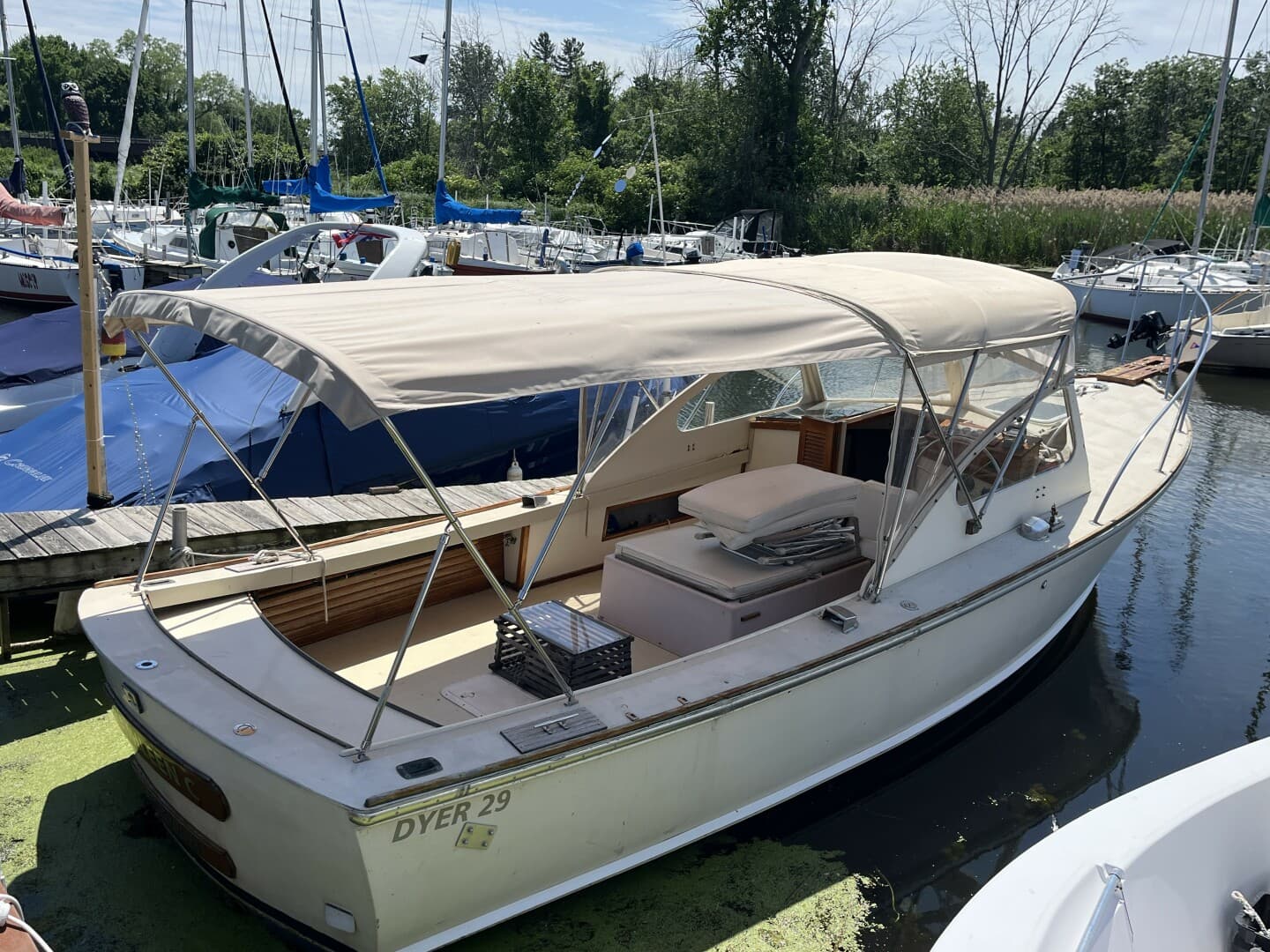 1981 Dyer 29 Flush Deck-Bass — photo 2