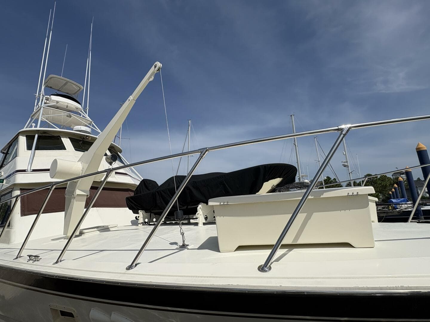 1985 Hatteras 60 Enclosed Bridge — photo 60