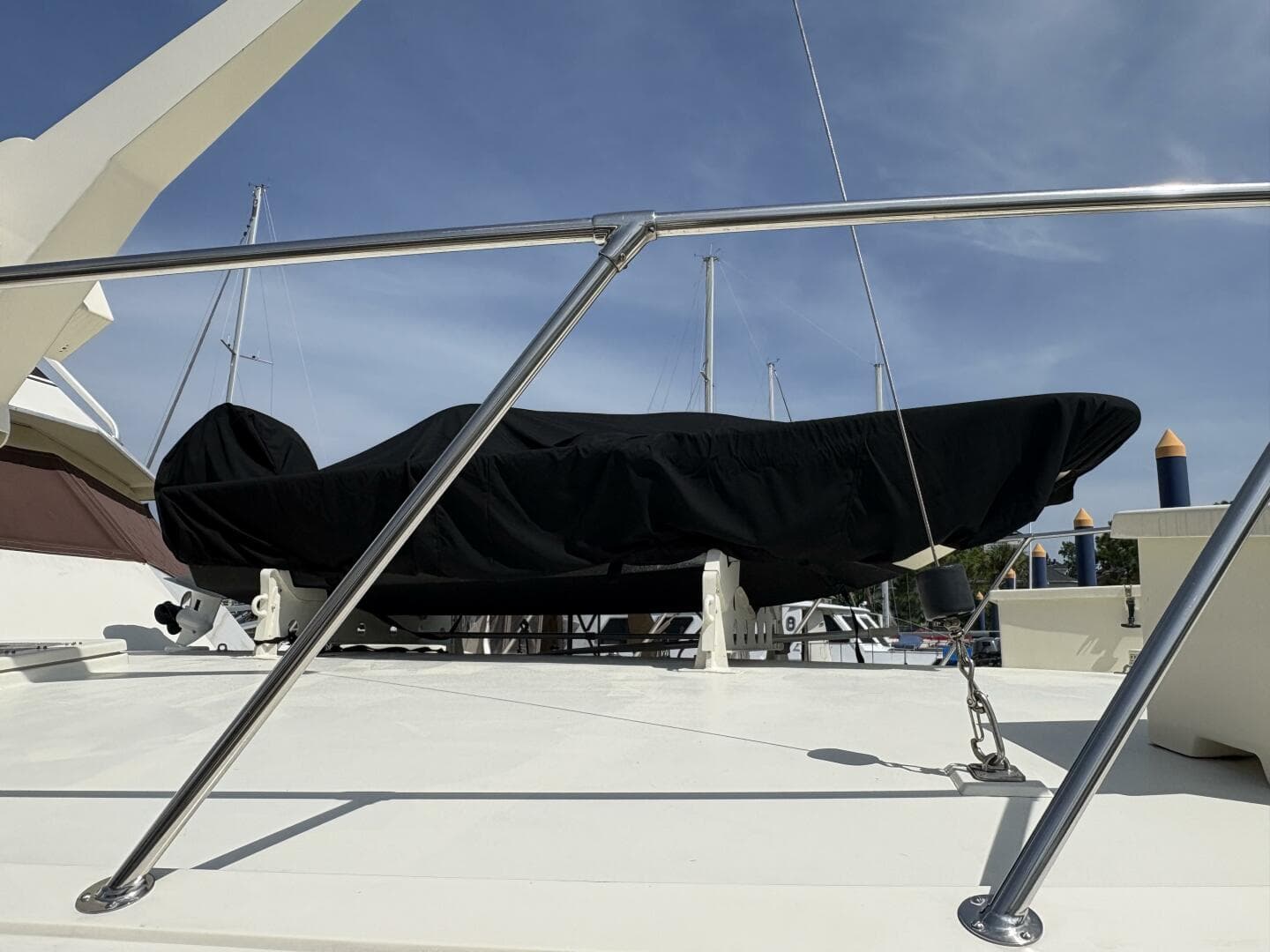 1985 Hatteras 60 Enclosed Bridge — photo 61