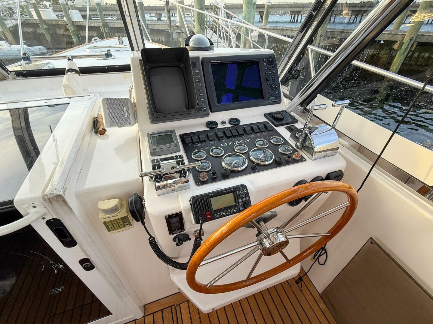 2002 Legacy 34 Express Twin Jet — photo 25