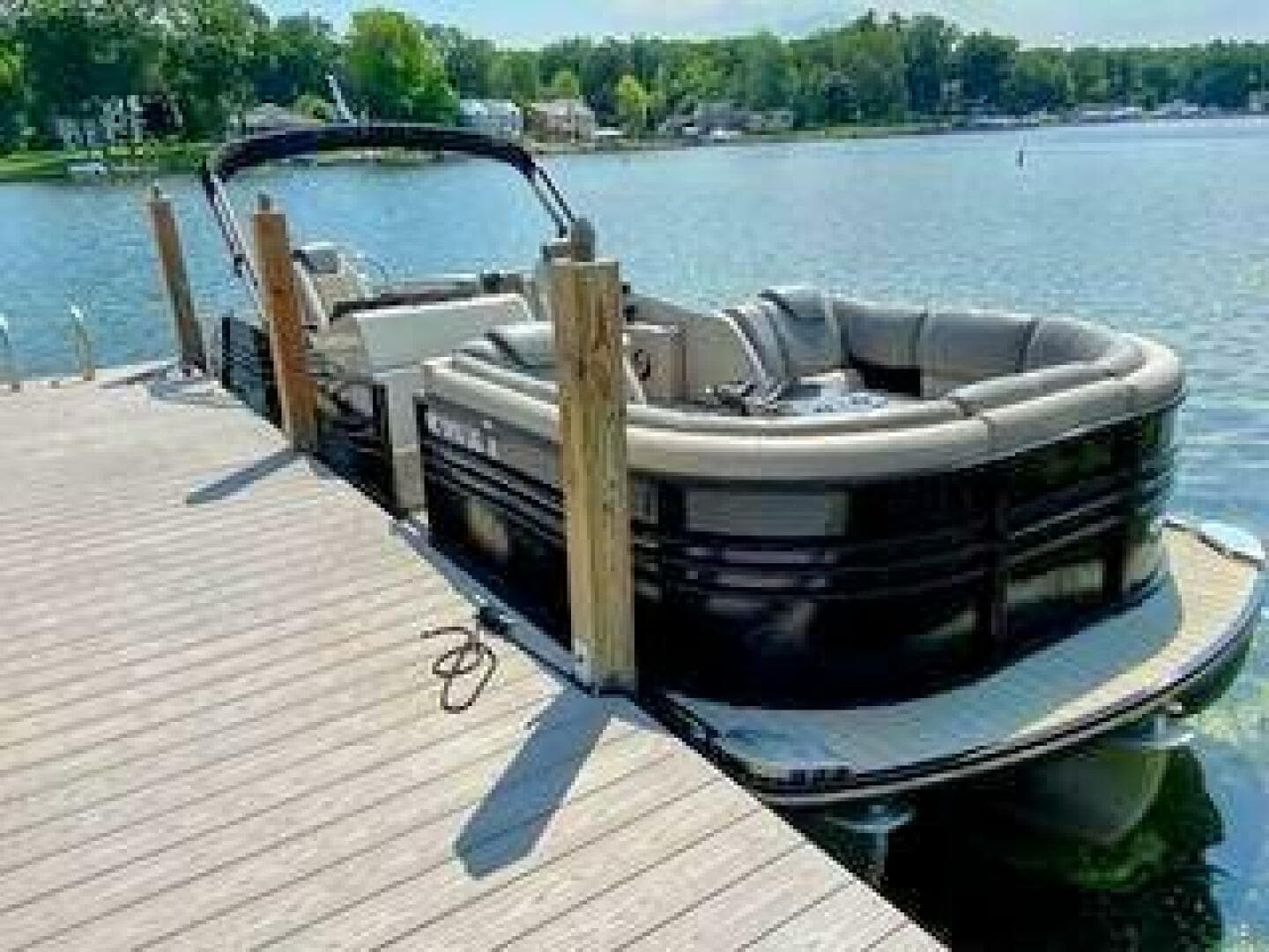 2018 Harris Flotebote 250 Grand Mariner Single Lounging Double Tritoon — photo 4