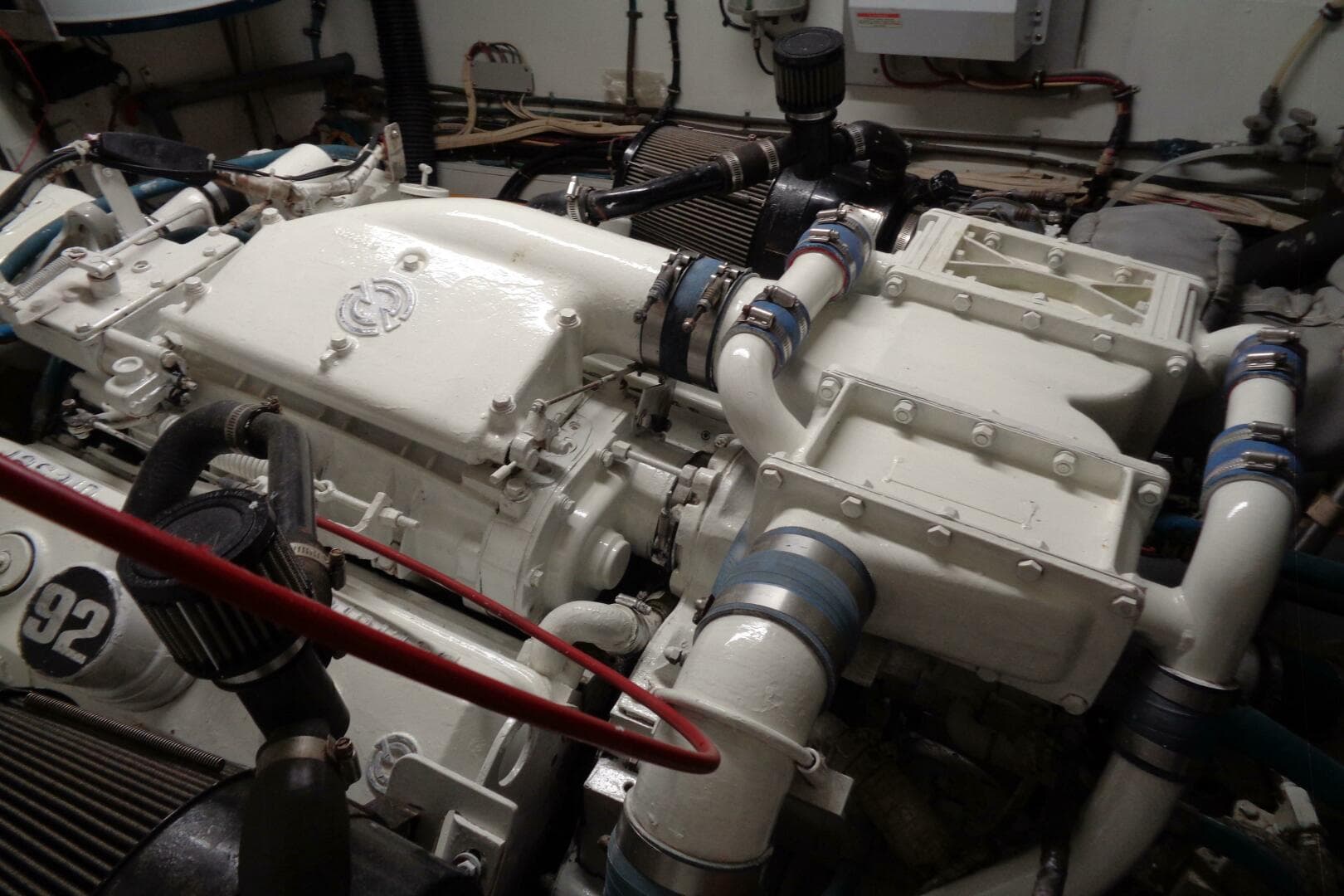 1987 Hatteras 70 Cockpit — photo 108