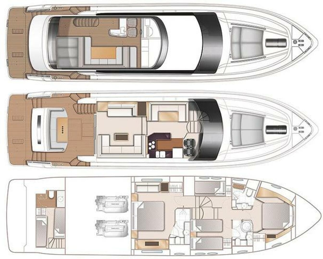 2016 Princess F64 — photo 111