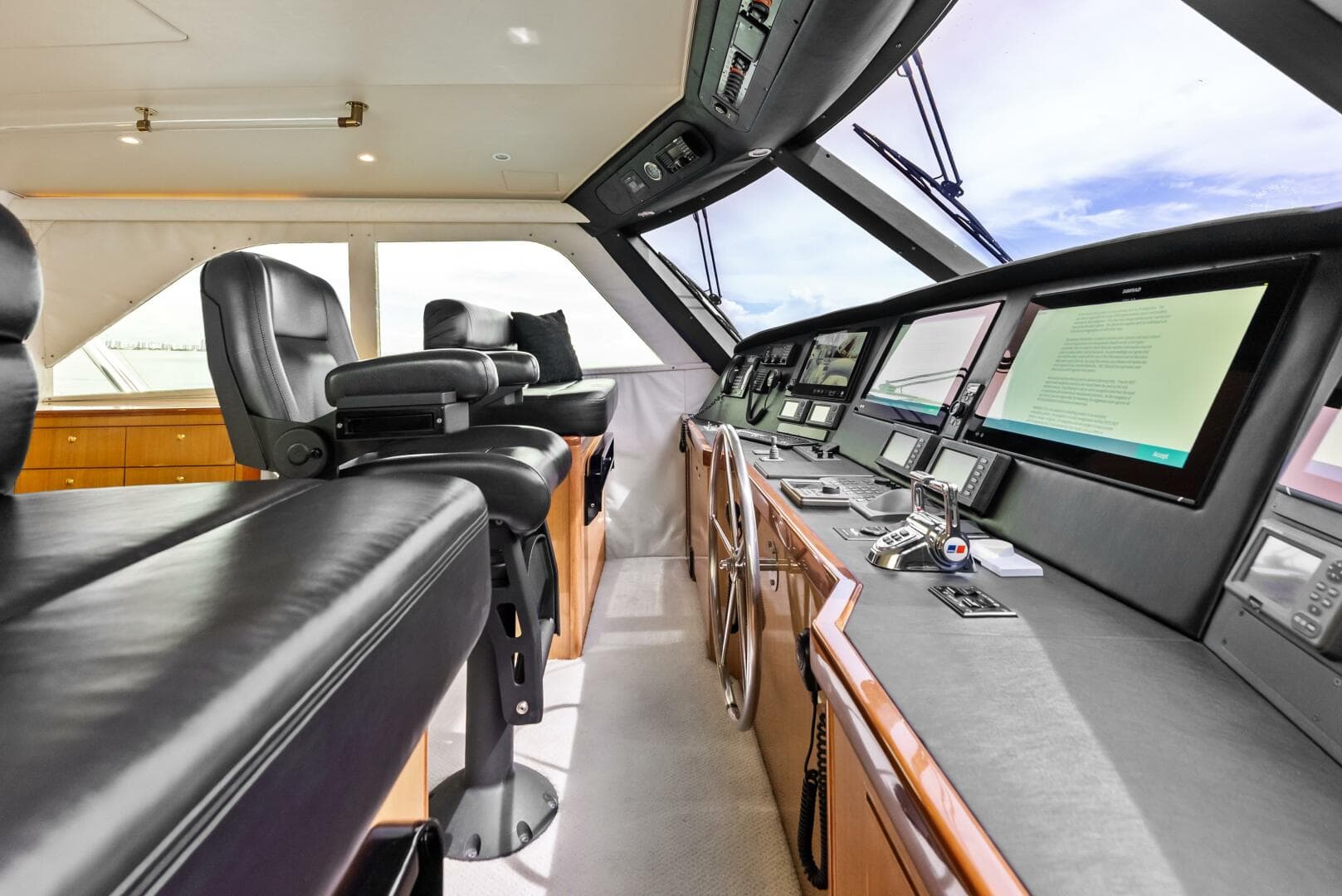 2006 Viking 68 Enclosed Bridge — photo 76