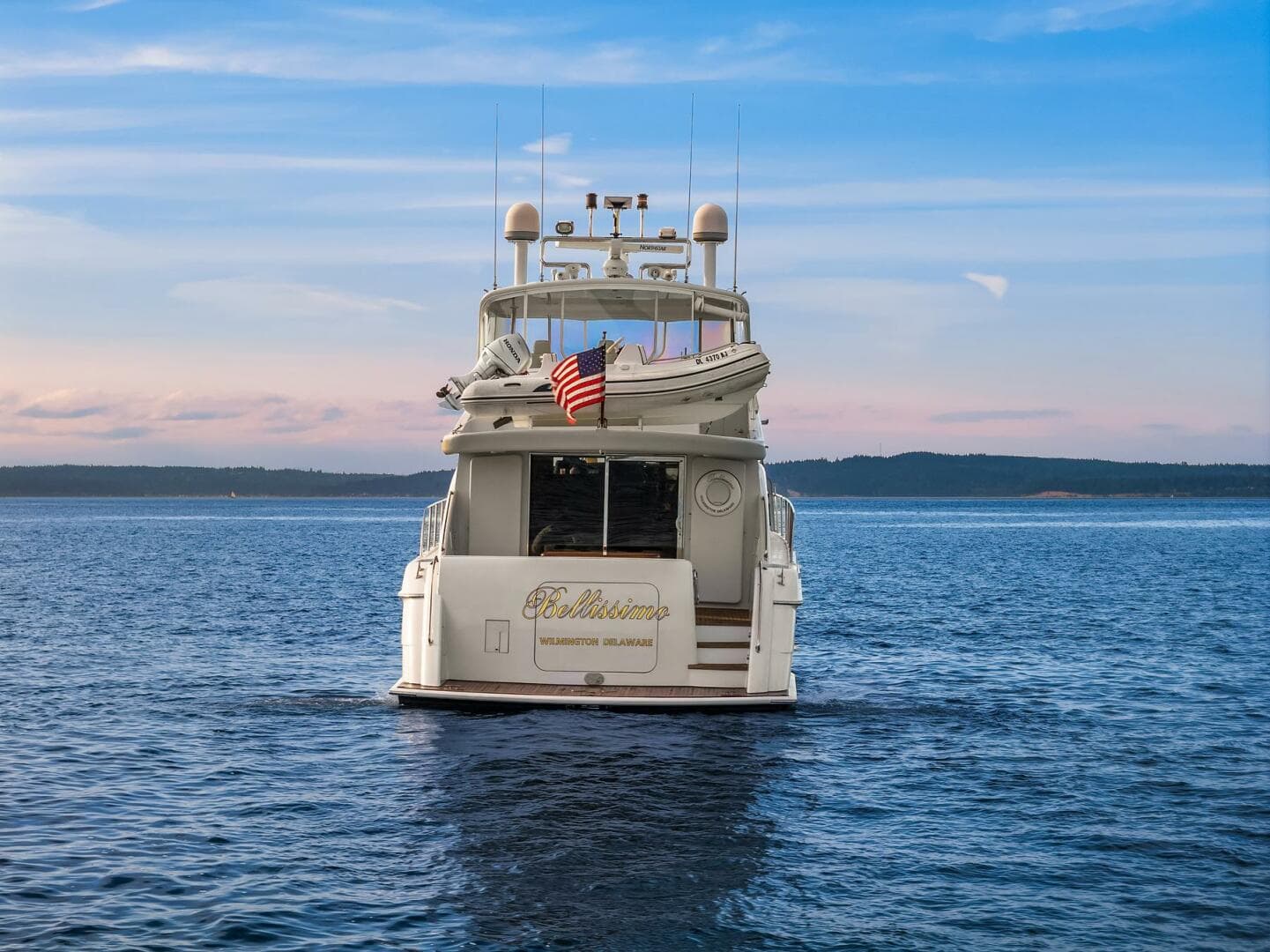 2001 Hatteras Cockpit — photo 29