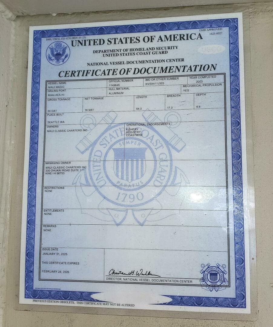 2003 Aluminum Cruiser Commercial Passenger Vessel — photo 42