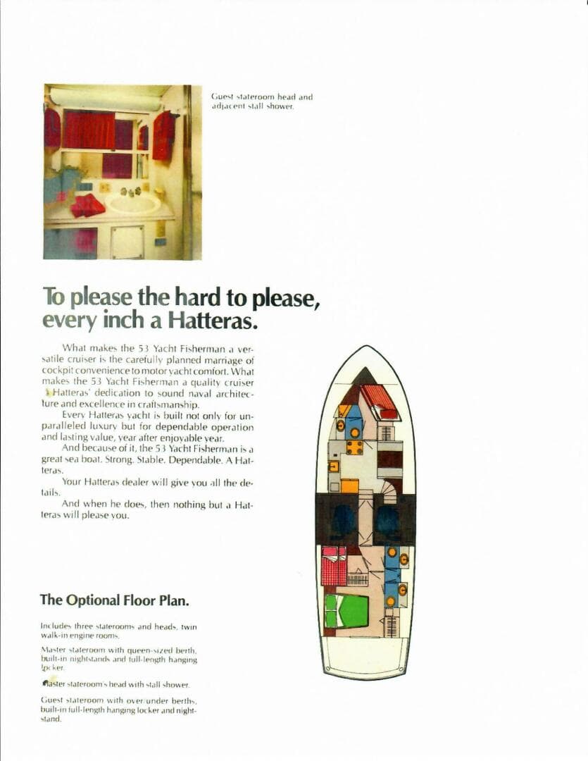 1978 Hatteras 53 Yacht Fisherman — photo 85