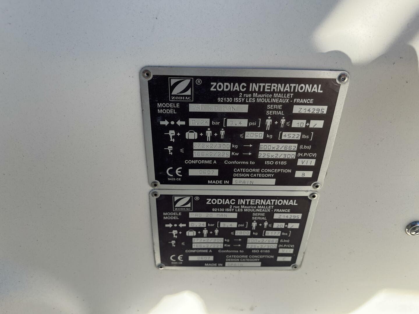 2008 Zodiac Pro 20 Man — photo 17