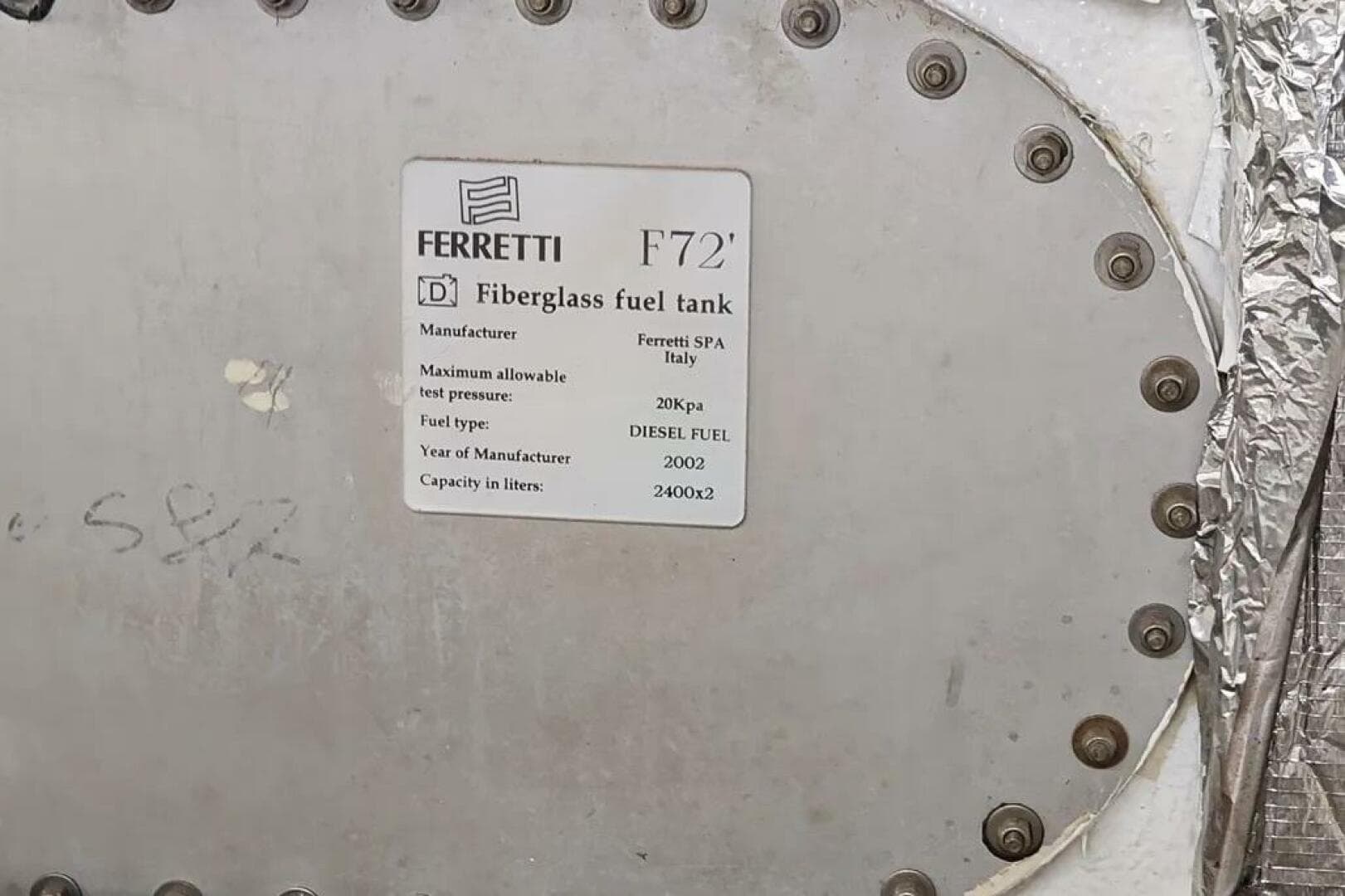 2002 Ferretti Yachts 720 — photo 12