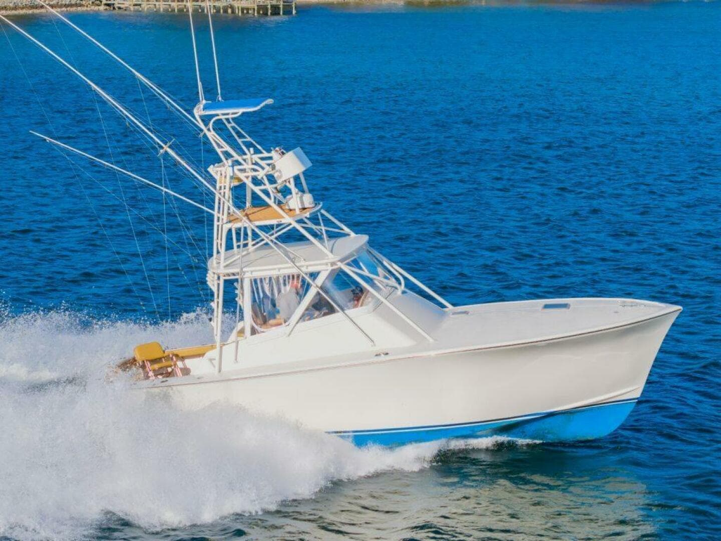 1987 Custom Carolina Island Boatworks 34 Express — photo 7