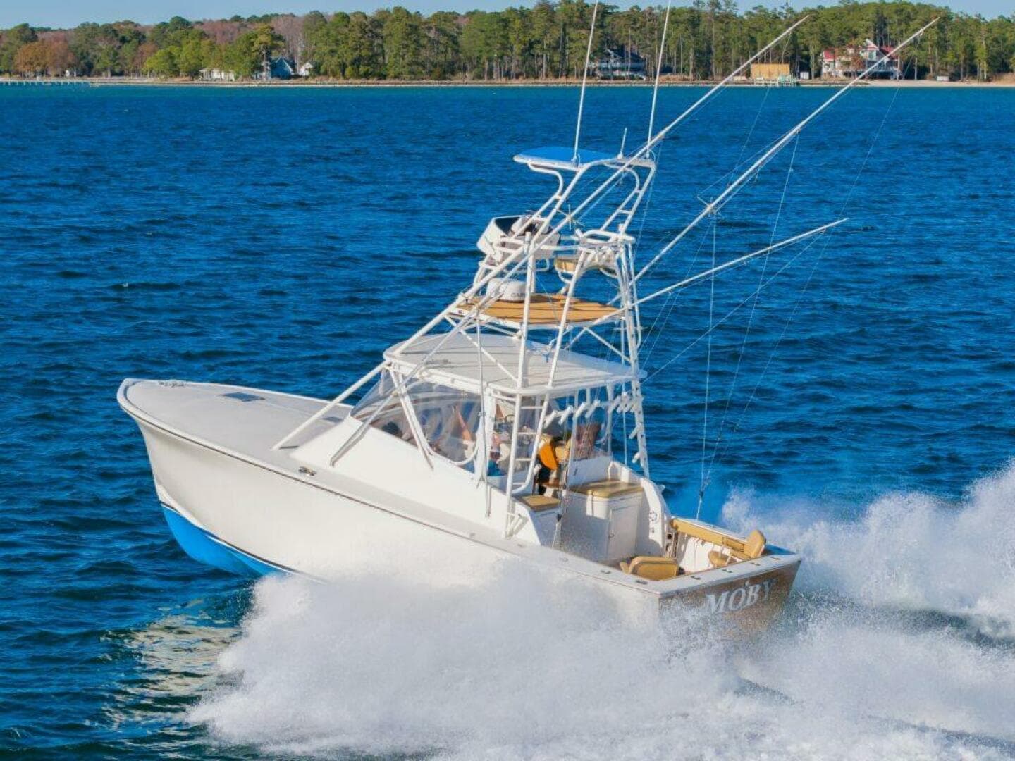 1987 Custom Carolina Island Boatworks 34 Express — photo 2