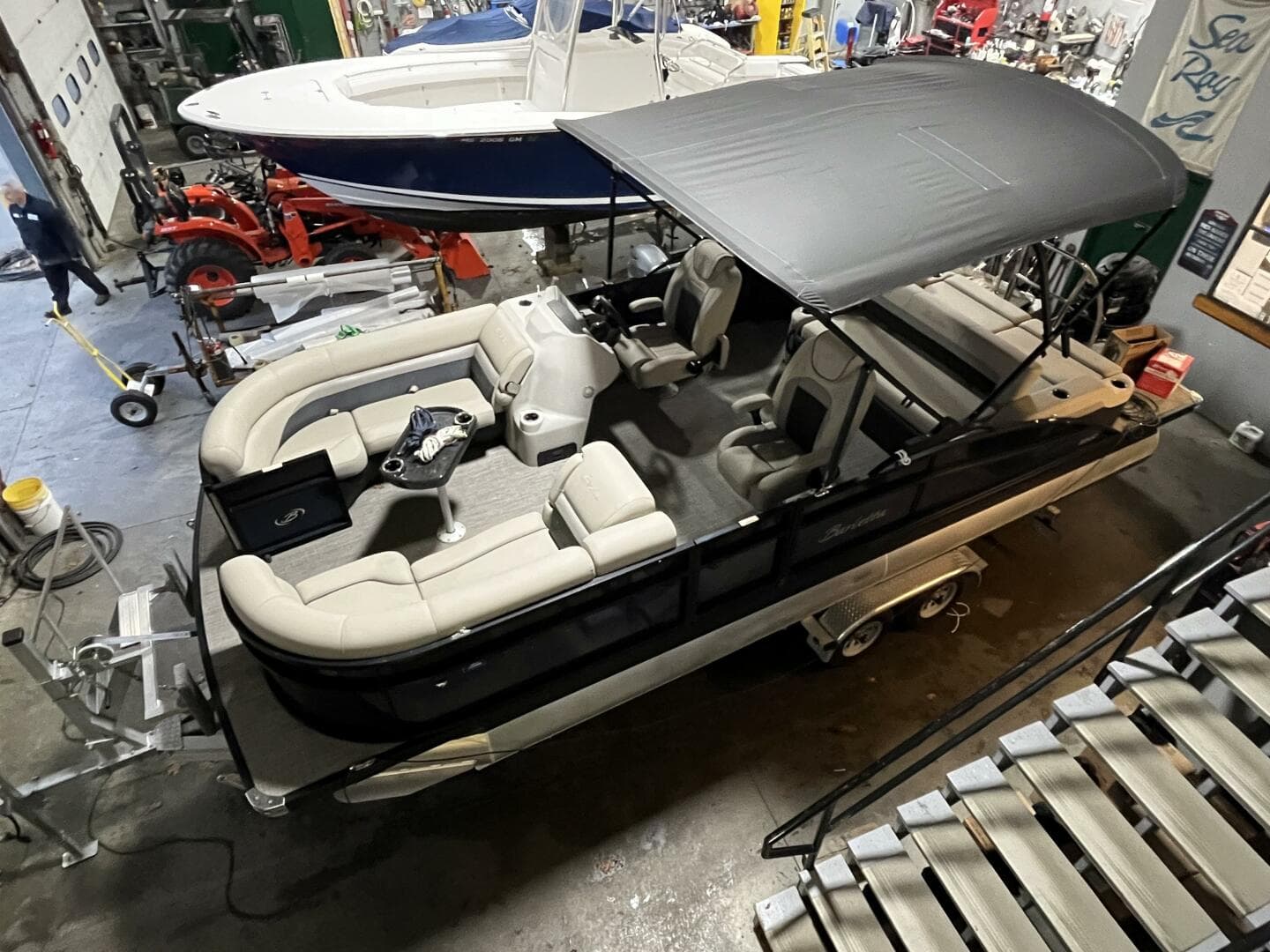 2021 Barletta Cabrio 22 Uc Tri-Toon — photo 5