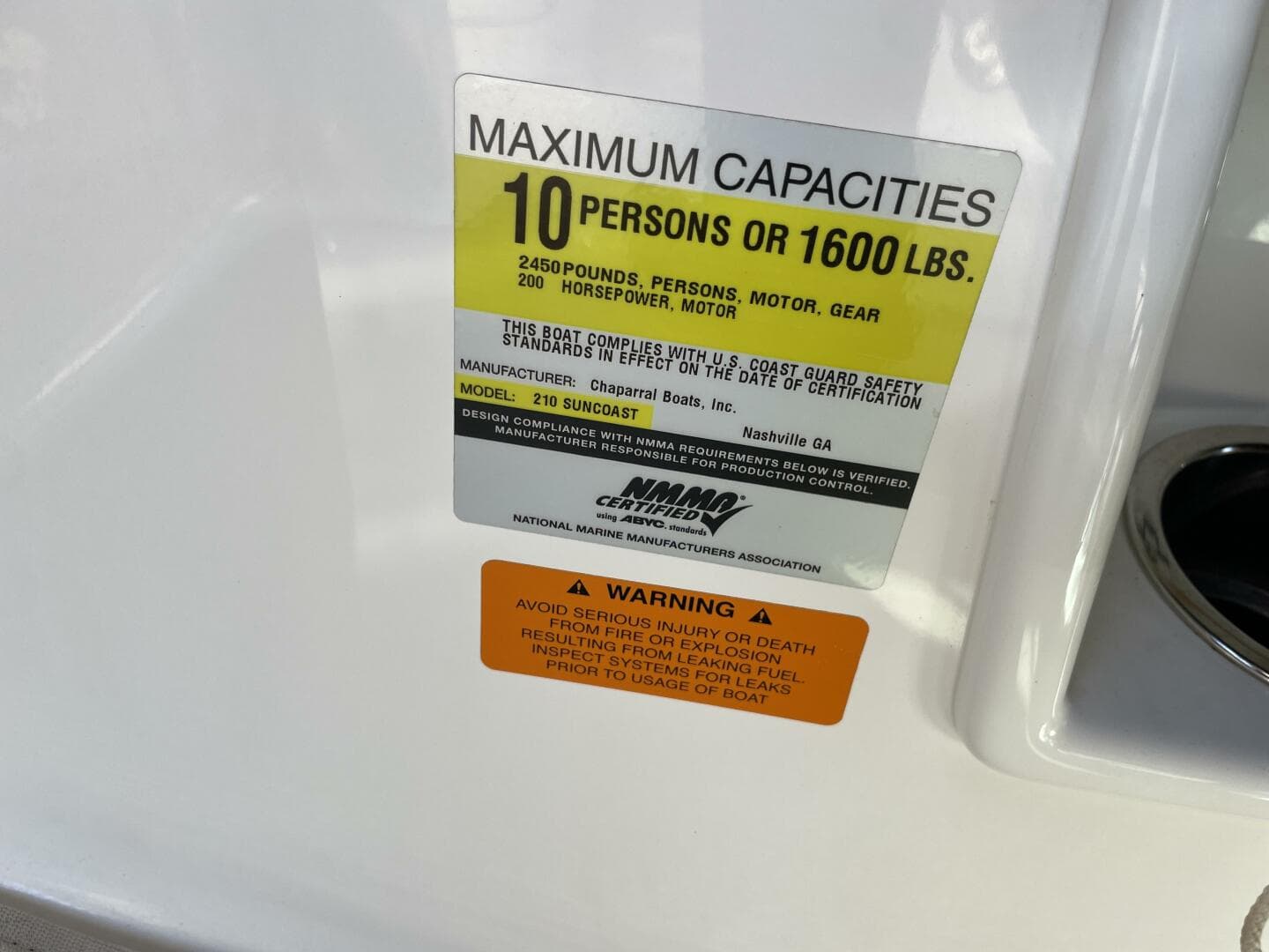 2016 Chaparral 210 Suncoast — photo 39