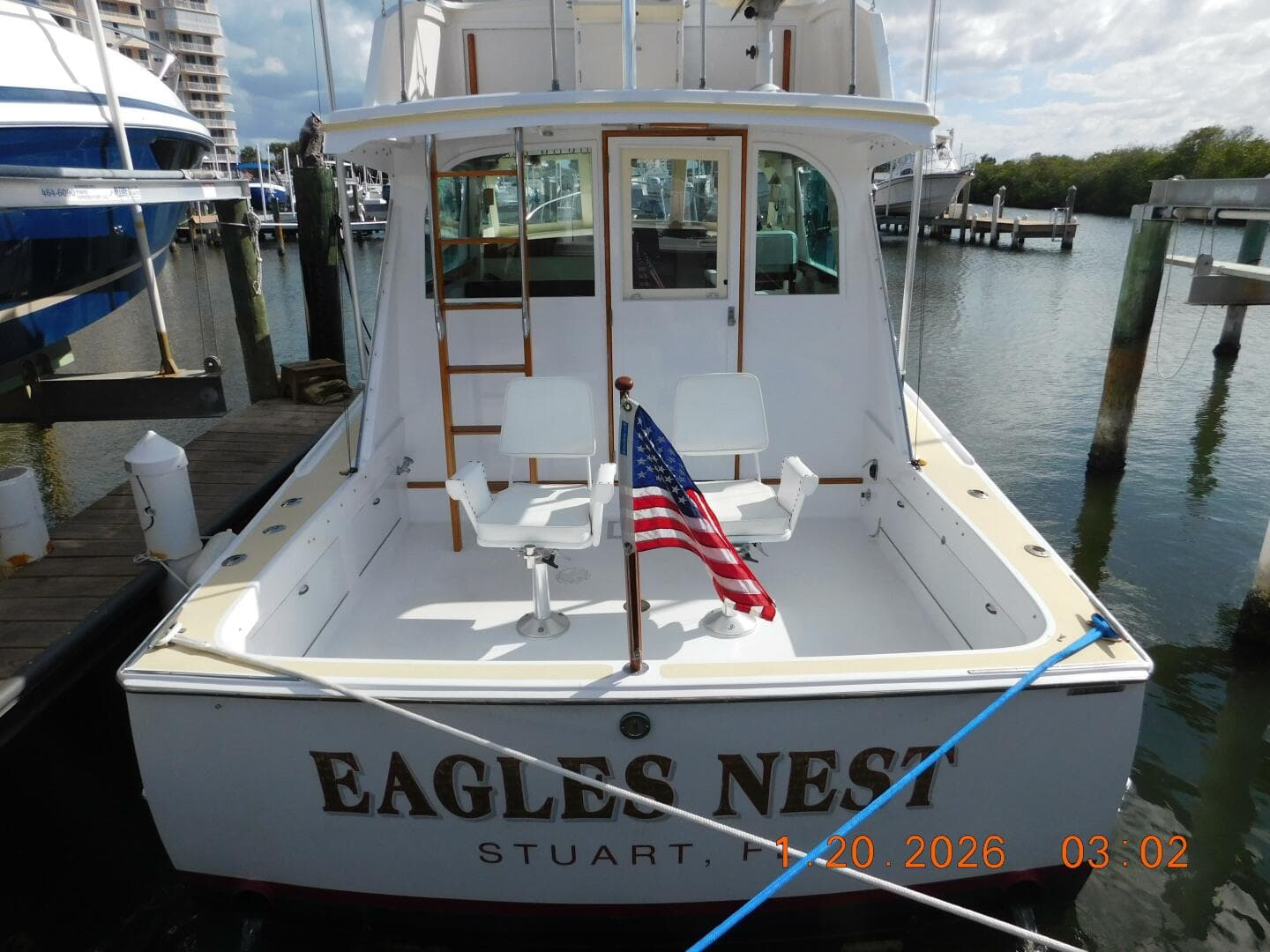 1982 Whiticar Flybridge Convertible — photo 69