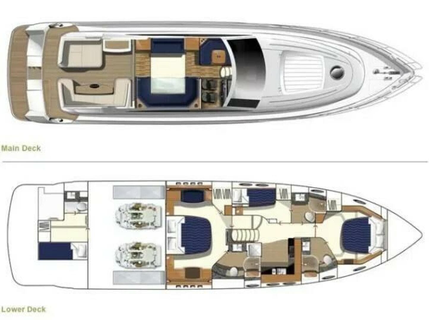 2001 Viking Sport Cruisers V65 Express — photo 5