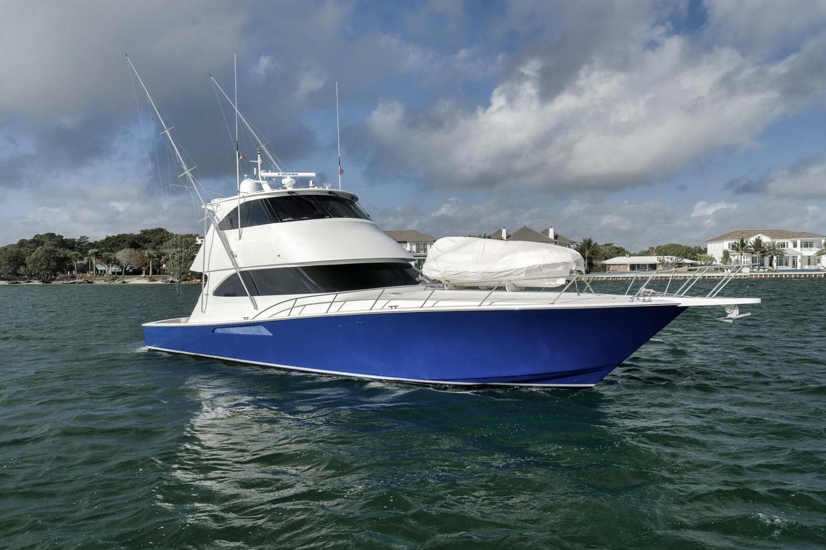 2012 Viking 60 Enclosed Bridge